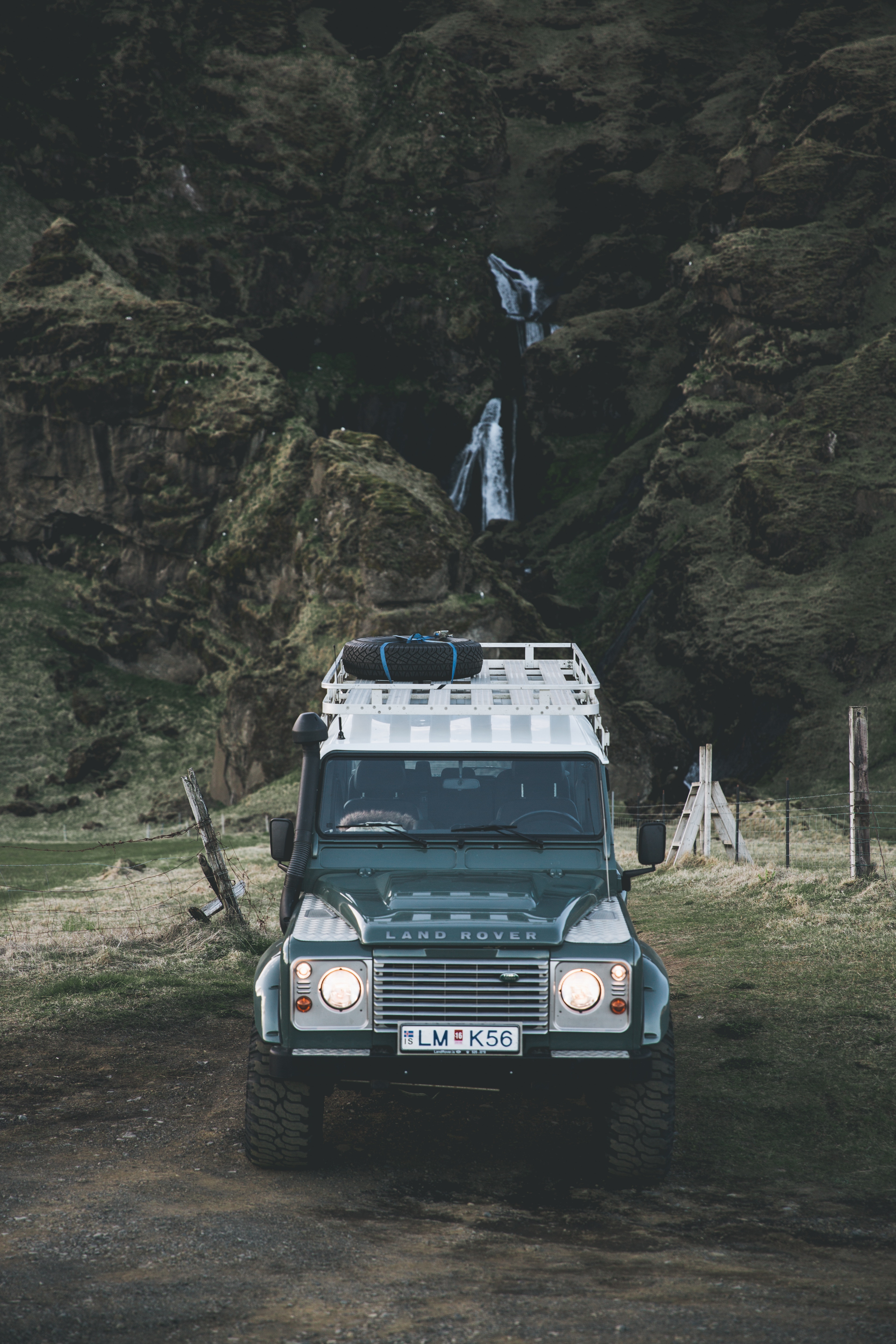 Land Rover car, cars, mountains, suv 4k Wallpaper