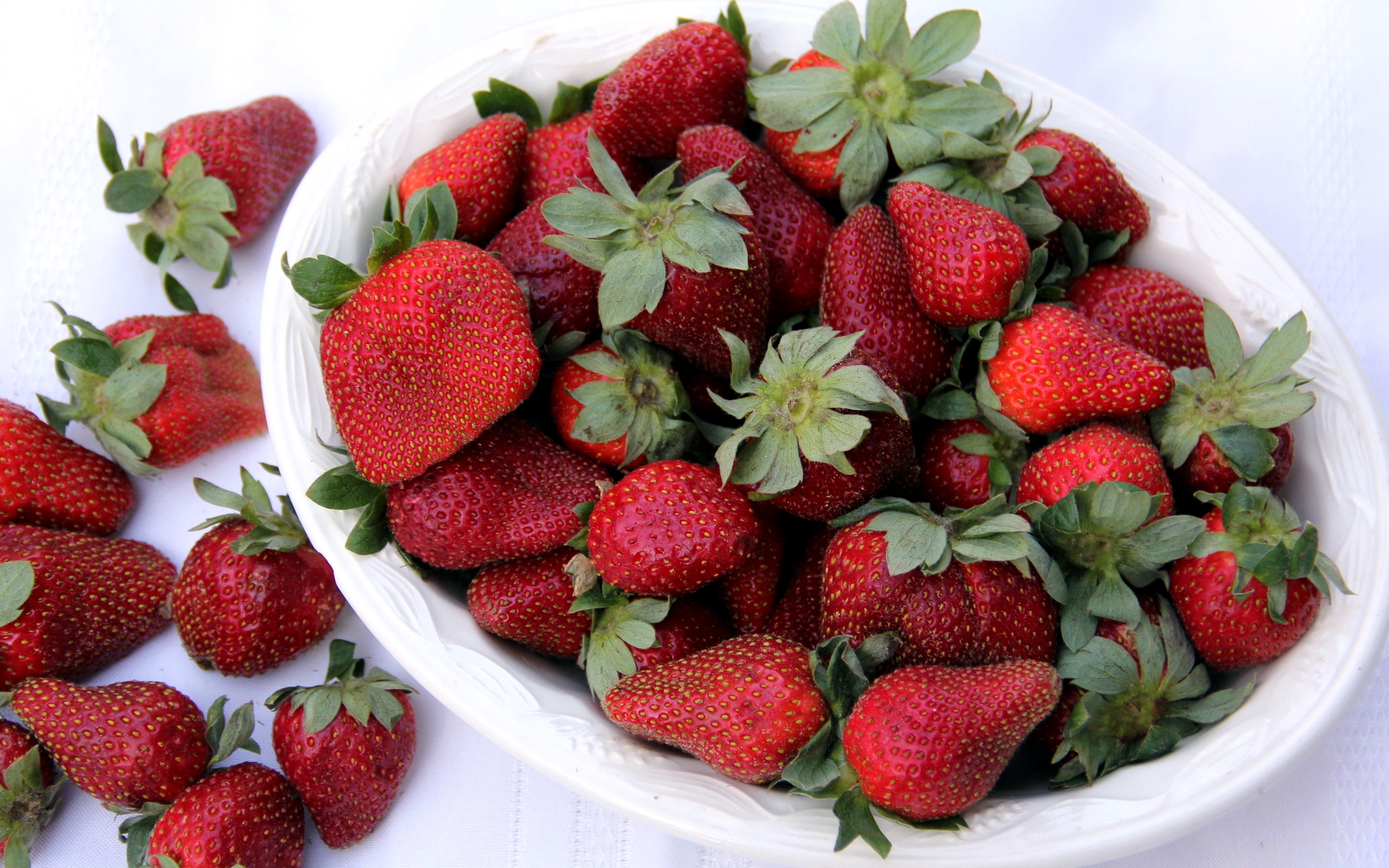 plate, food, strawberry, sweetness Free HD pic
