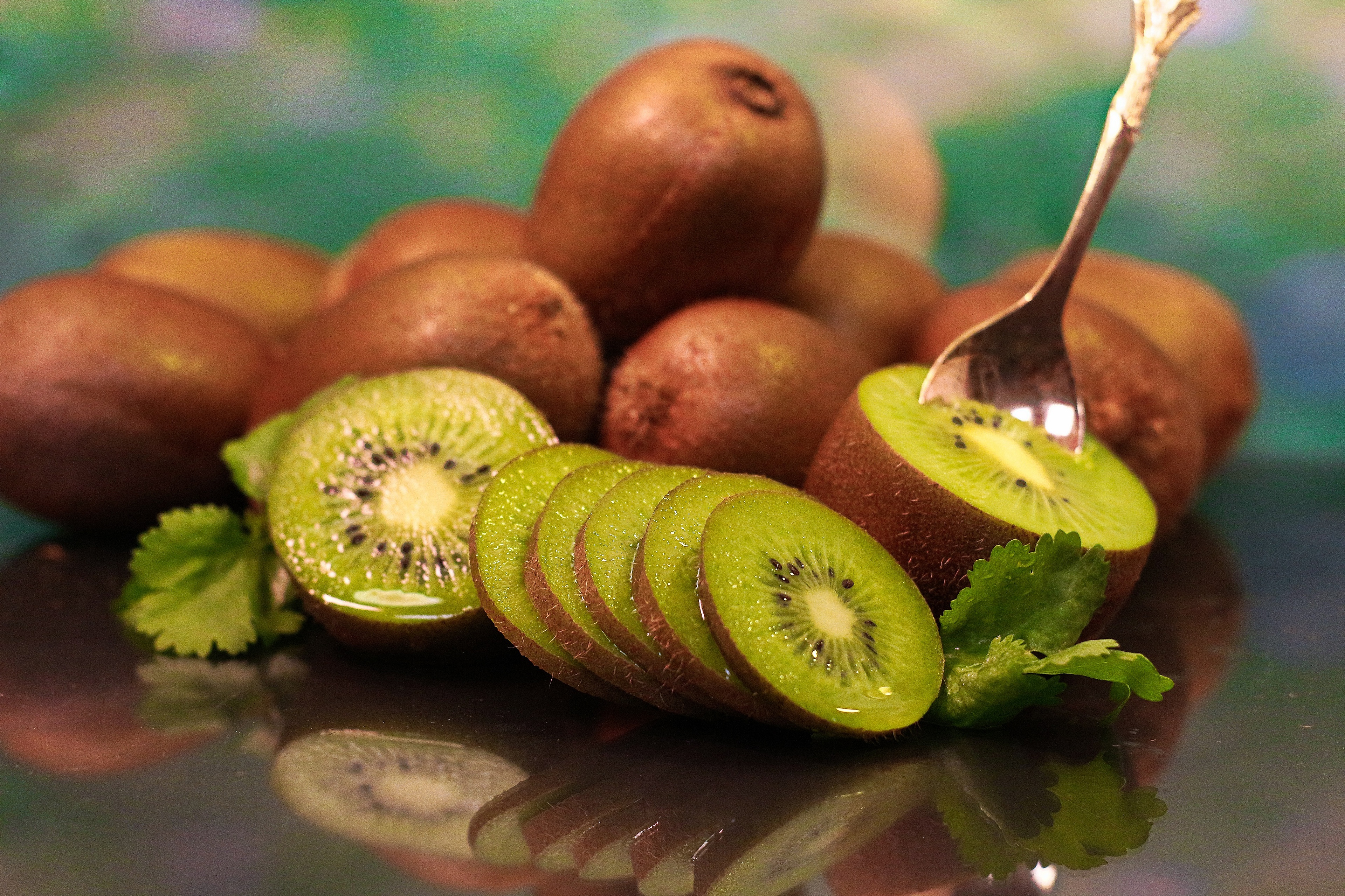 kiwi, fruits, fruit 4K iPhone