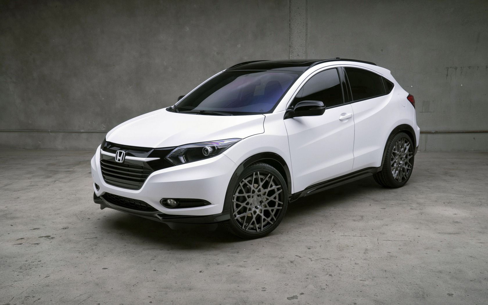 148264 Screensavers and Wallpapers Honda for phone. Download honda, cars, white, side view, hr-v pictures for free
