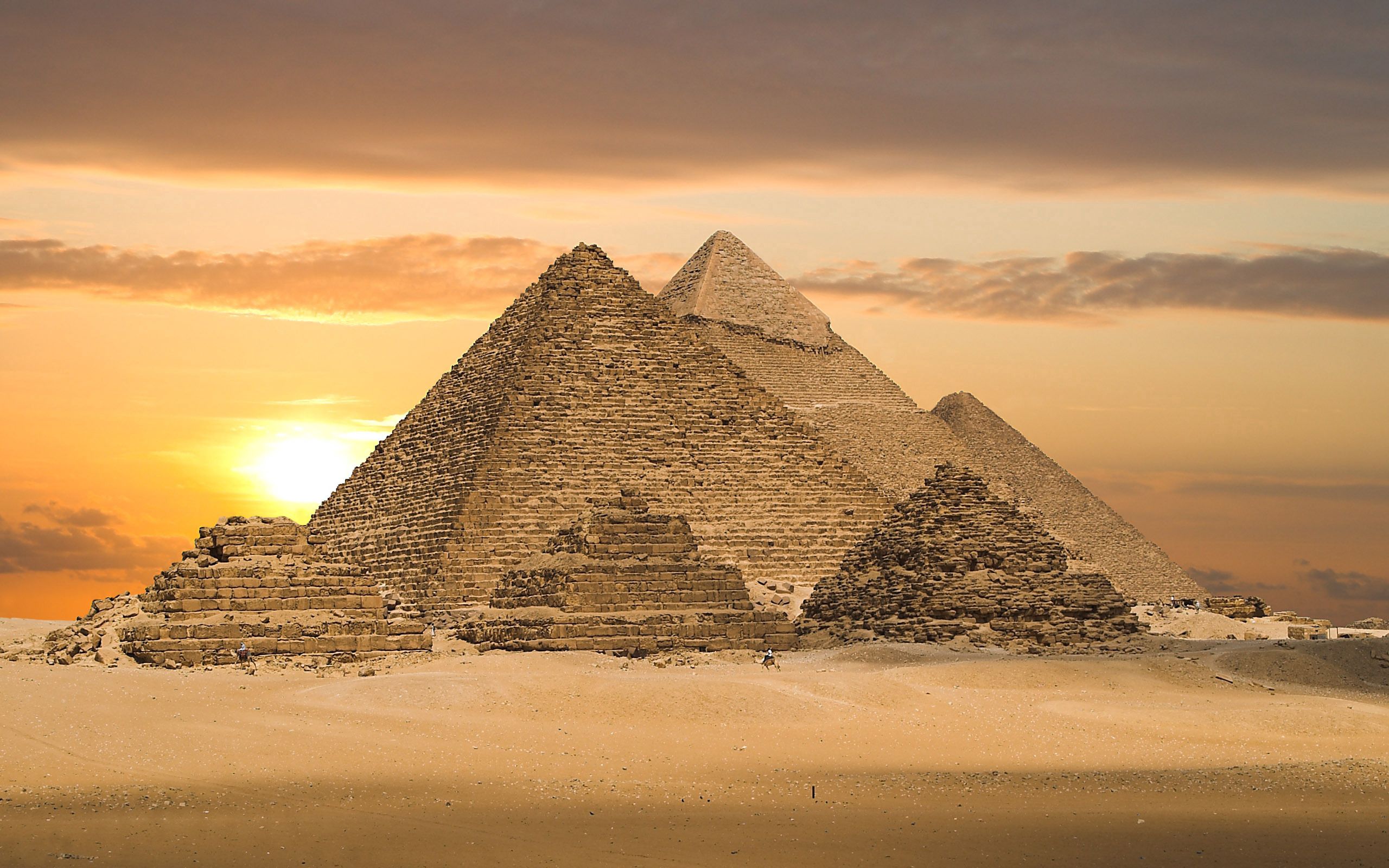 74561 скачать обои египет, пустыня, пирамиды, природа - заставки и картинки бесплатно
