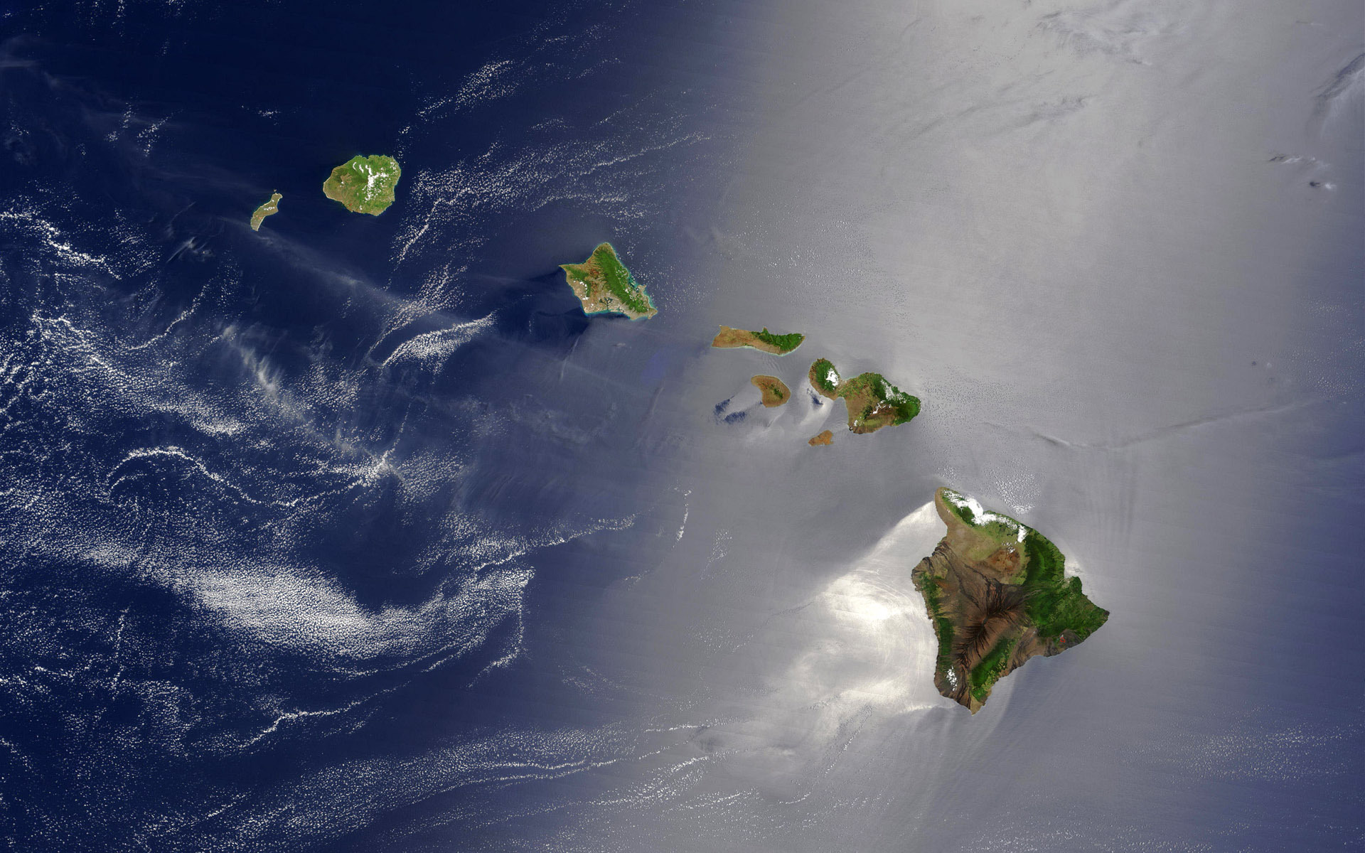 HD photos earth, ocean, from space, hawaii