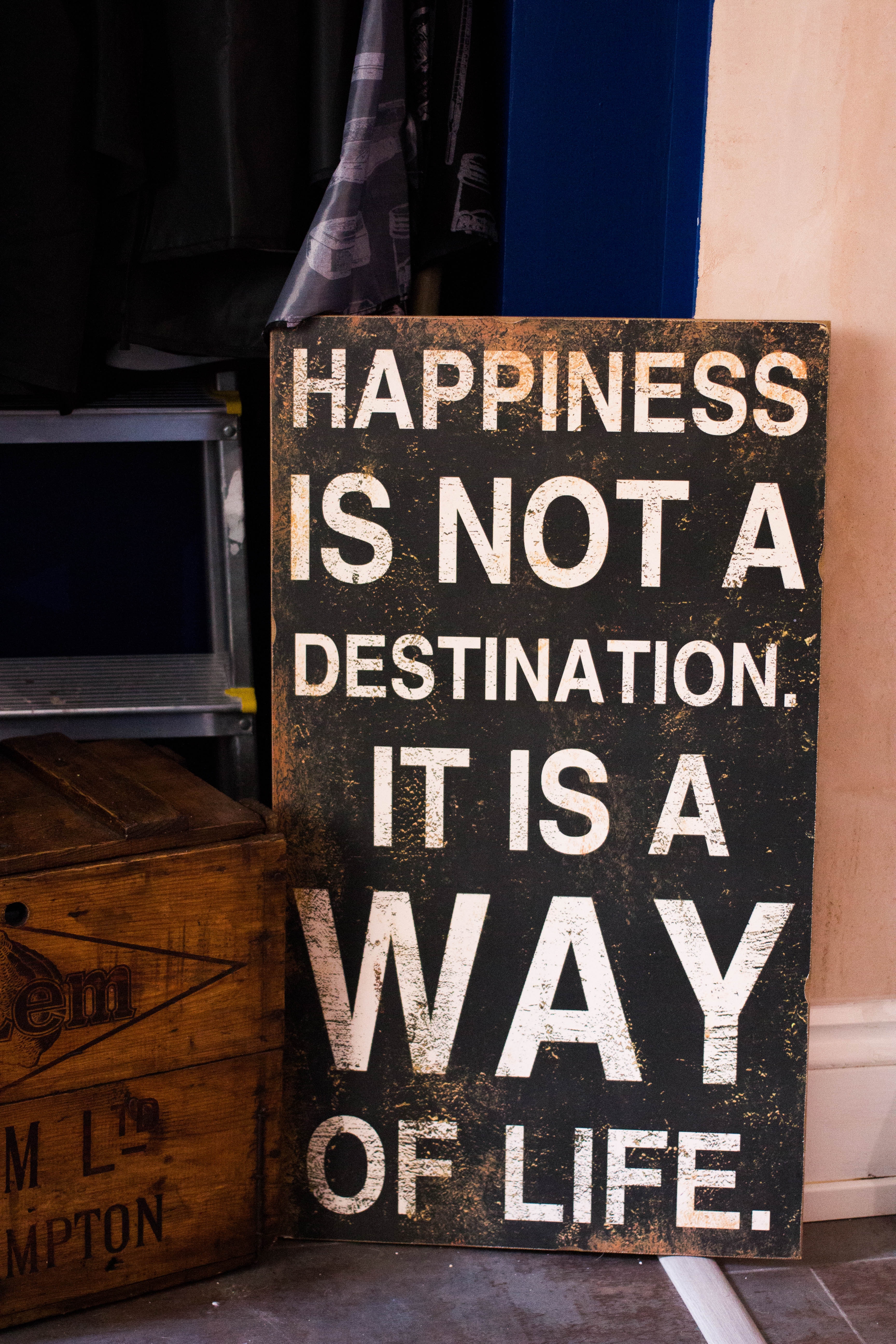 happiness, familiarity, words, inscription Windows Mobile Wallpaper