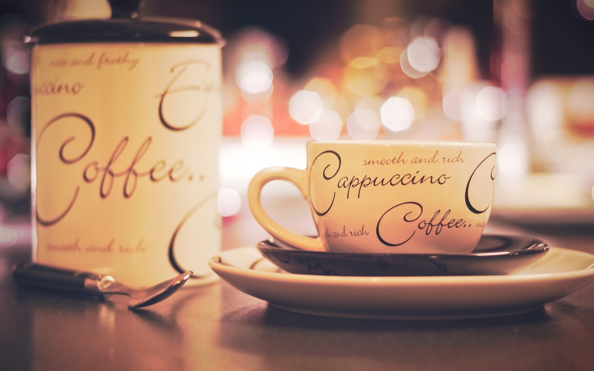 objects, coffee Panoramic Wallpapers