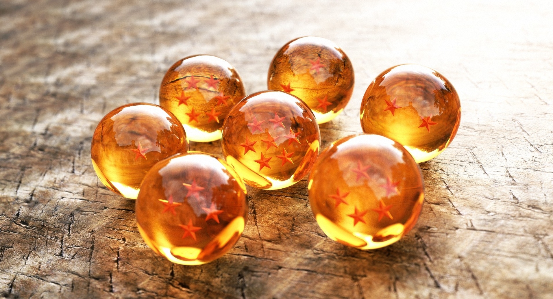 3d, reflection, surface, miscellanea, miscellaneous, structure, glass, ball, table, graphics, star, 3d graphics Full HD