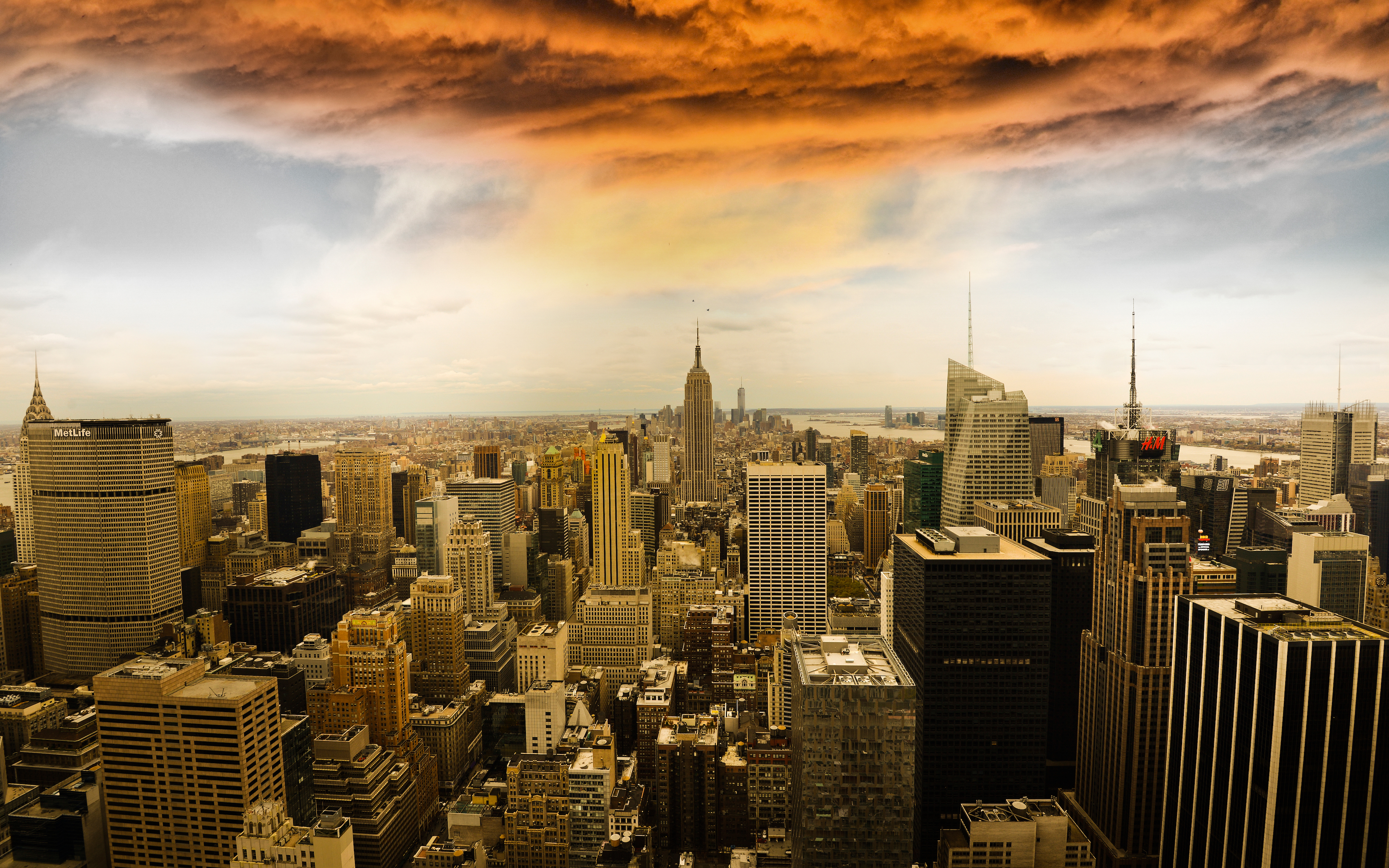 Панорама Нью Йорк 4к