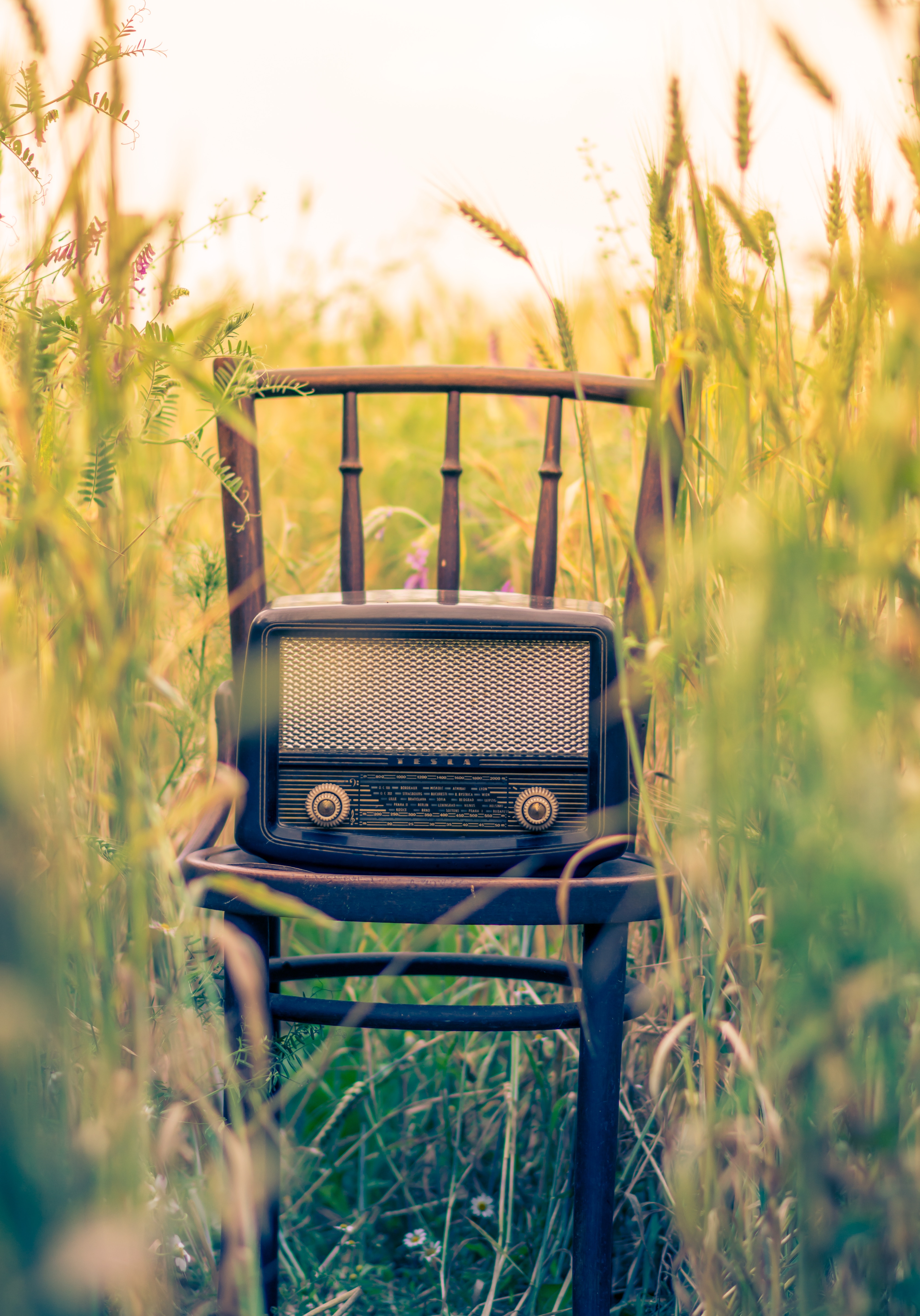 Free Images smooth, grass, chair, blur Radio