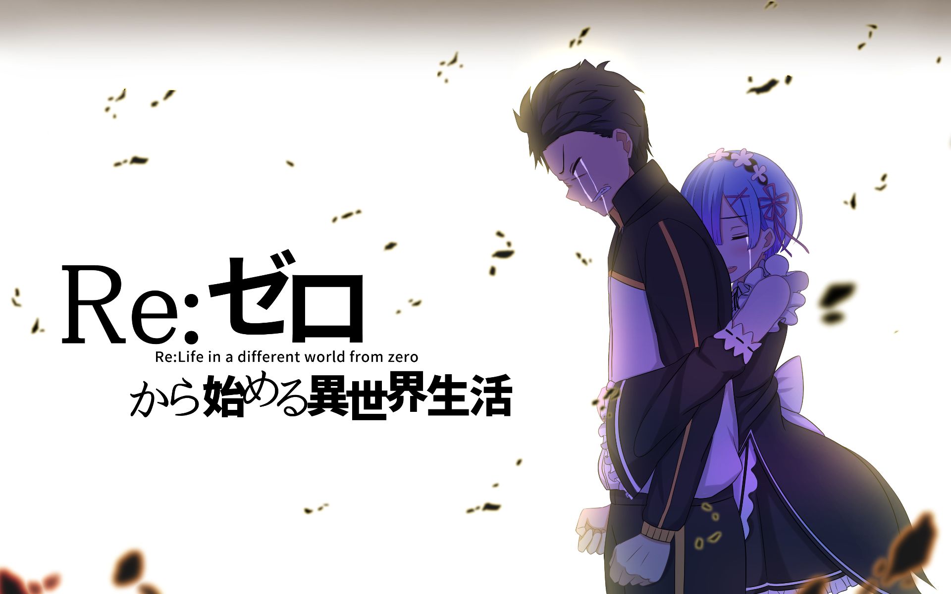 HD desktop wallpaper: Anime, Blue Hair, Short Hair, Re:zero Starting Life  In Another World, Subaru Natsuki, Rem (Re:zero) download free picture  #764841