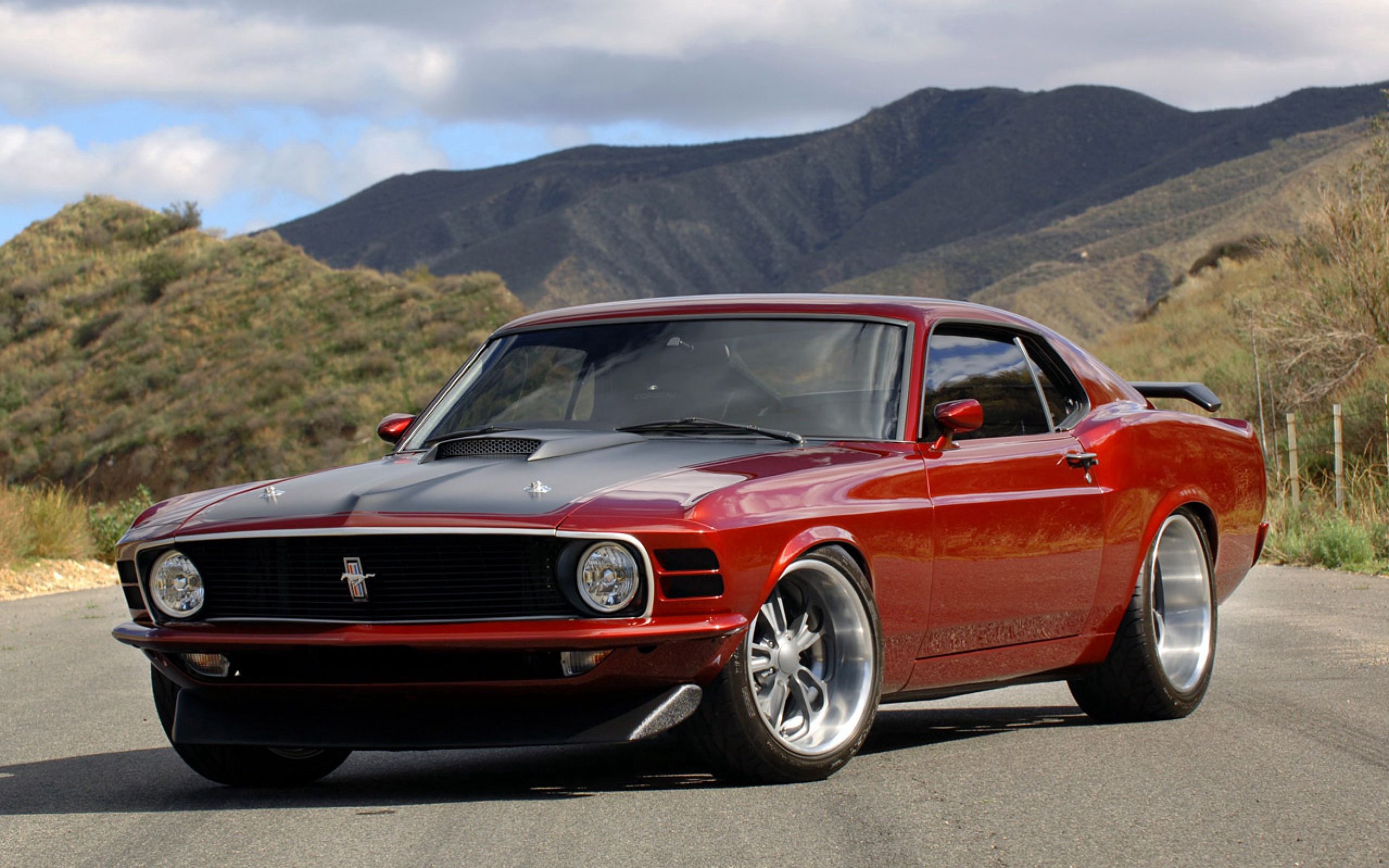 53435 Hintergrundbilder und Mustang Bilder auf dem Desktop. Laden Sie seitenansicht, cars, rot, ford Bildschirmschoner kostenlos auf den PC herunter