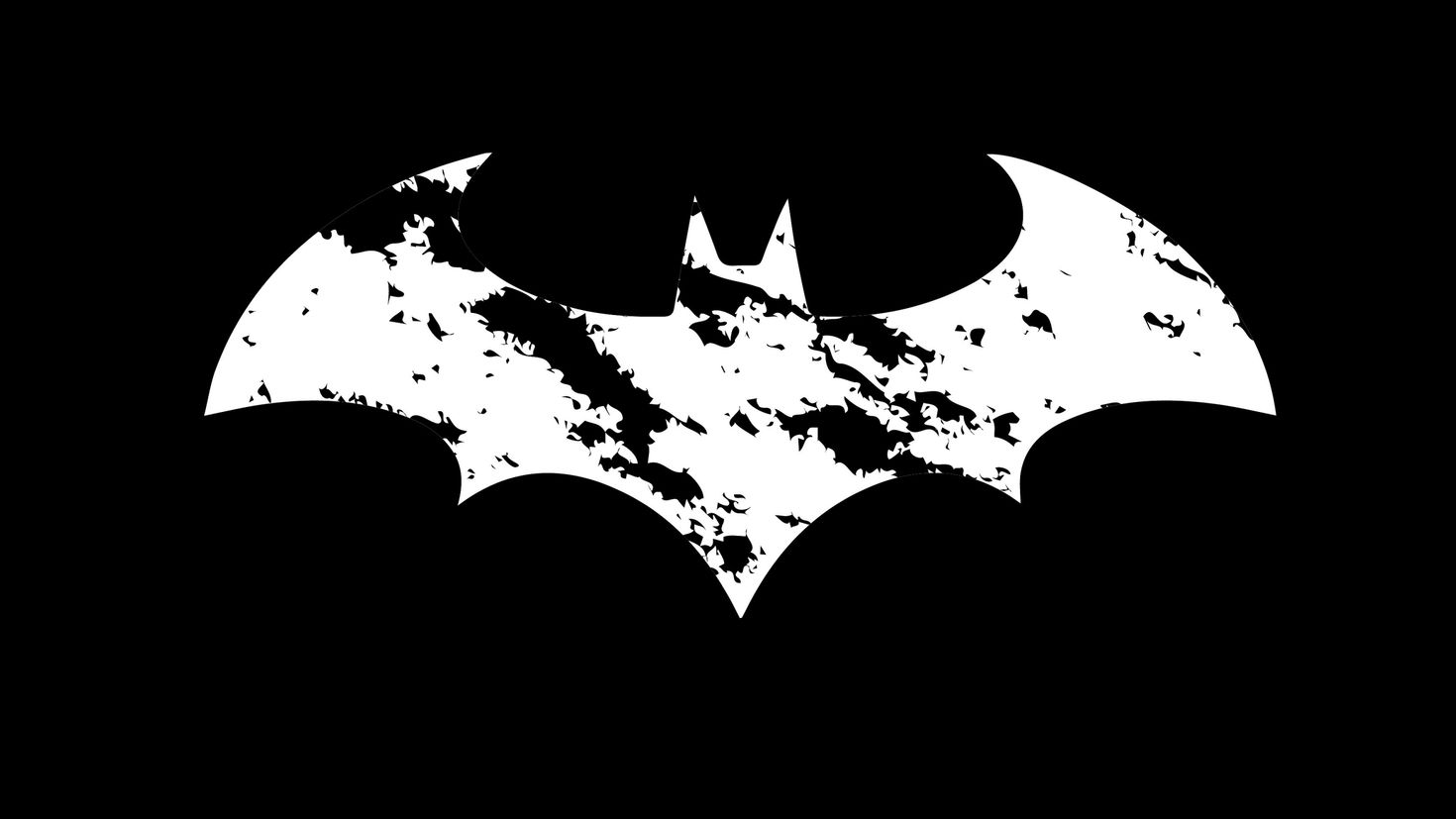 Бэтмен картинка на черном фоне на заставку