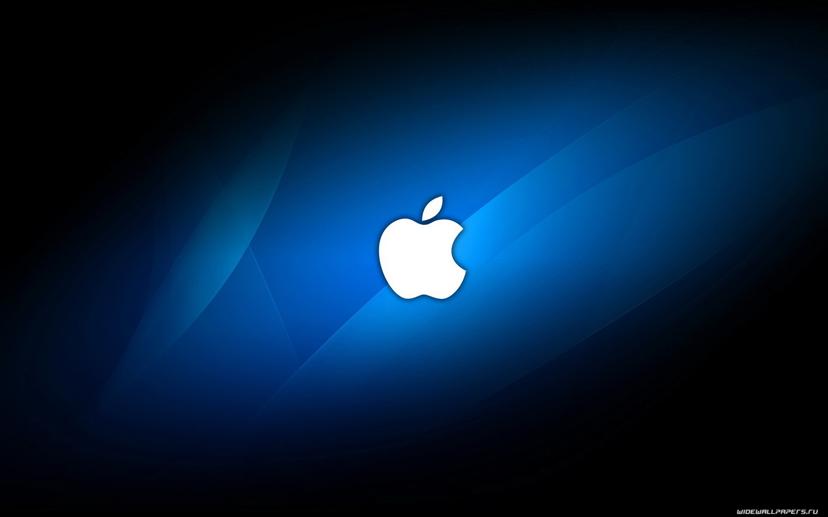 apple, brands, logos, blue Phone Background