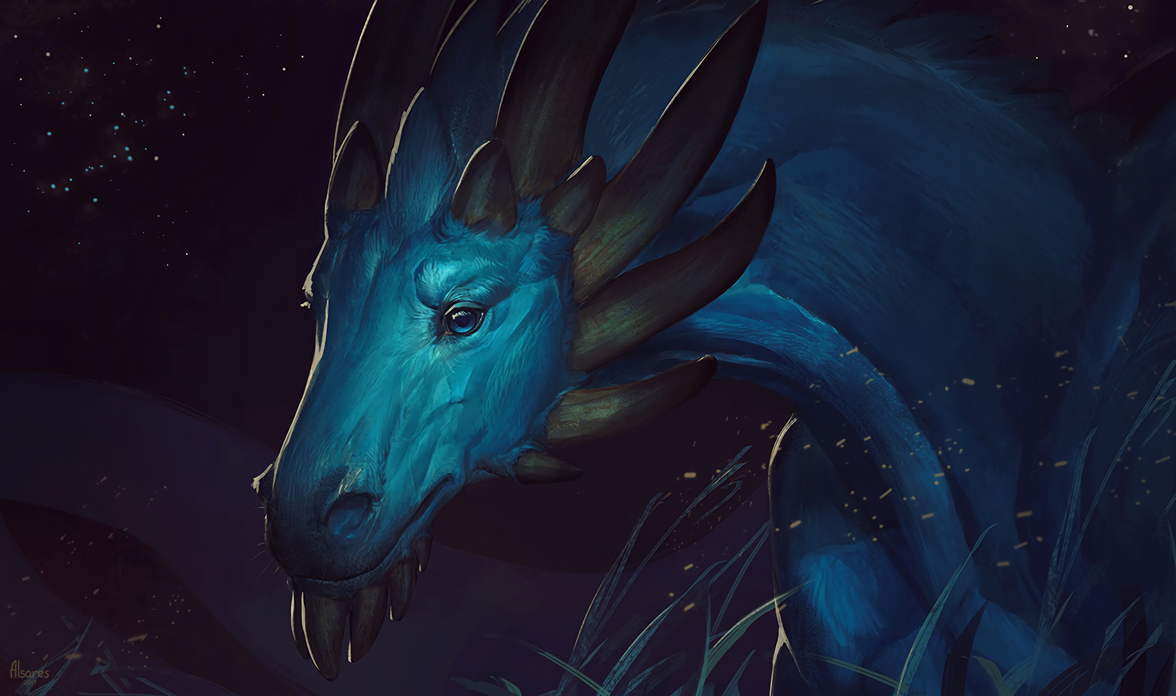 Smartphone Background art, creature, fantastic, dragon