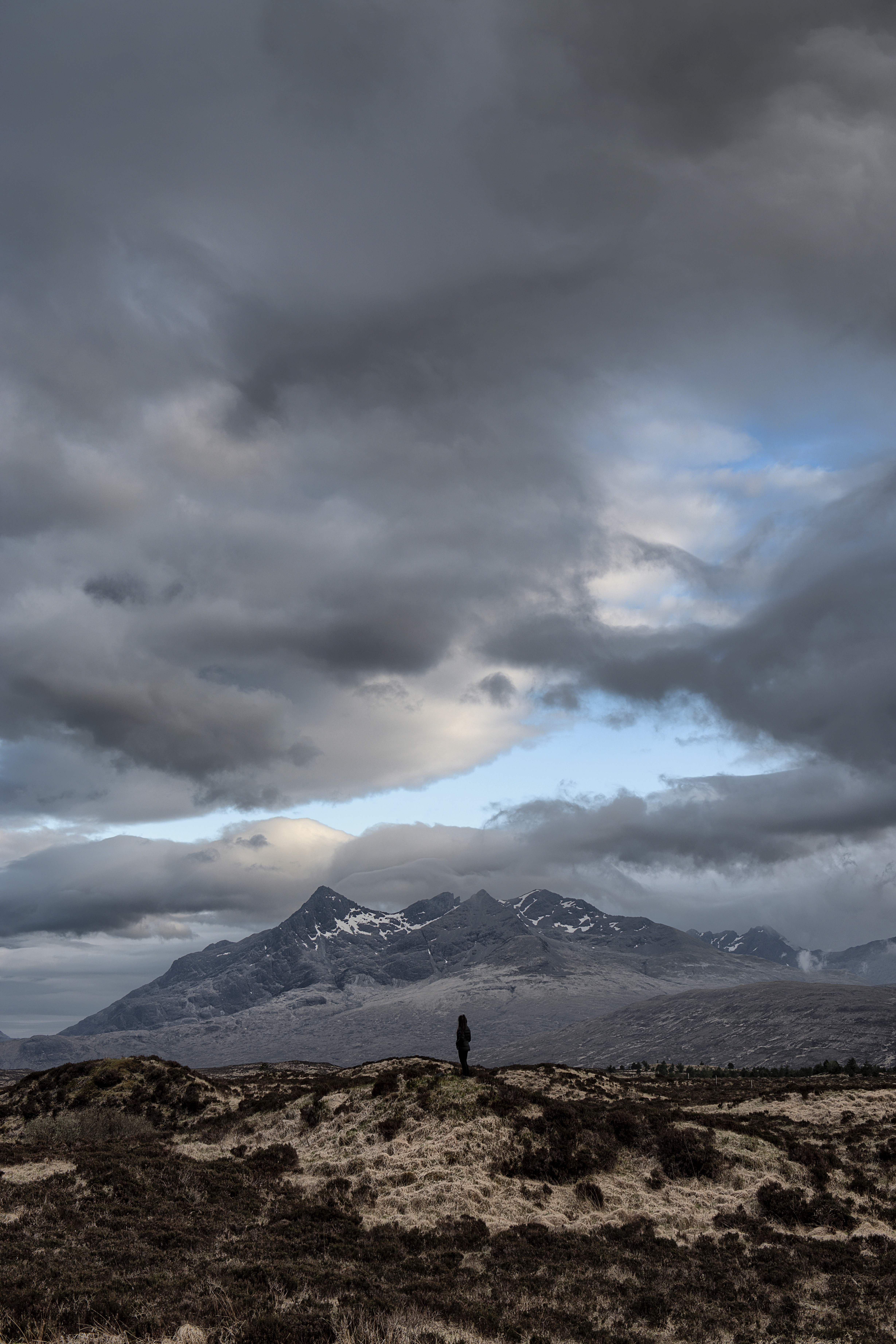nature, sky, mountains, great britain, privacy, seclusion, dahl, distance, island, loneliness, united kingdom, skye