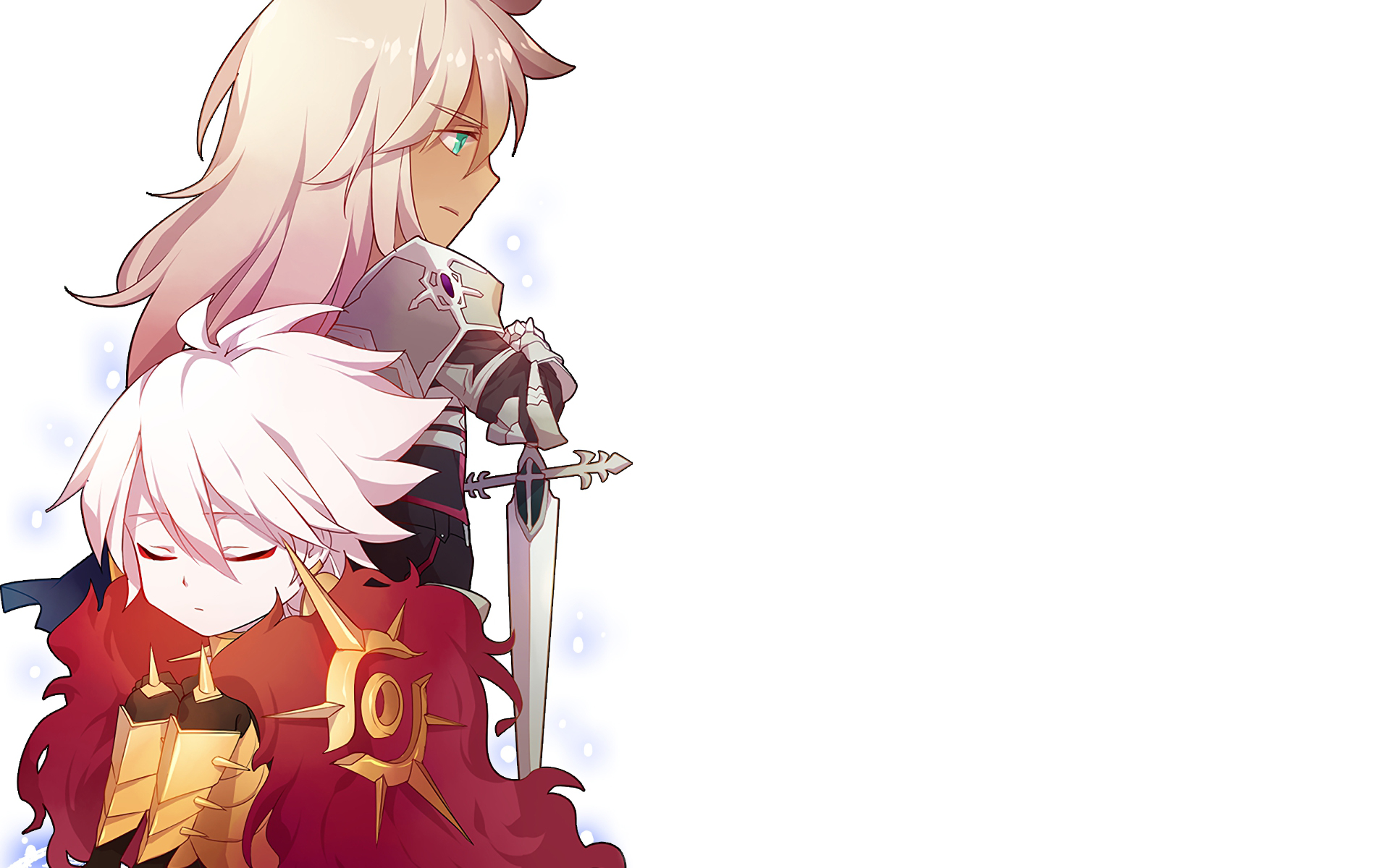HD desktop wallpaper: Anime, Fate/apocrypha, Lancer Of Red  (Fate/apocrypha), Saber Of Black (Fate/apocrypha), Fate Series download  free picture #418866
