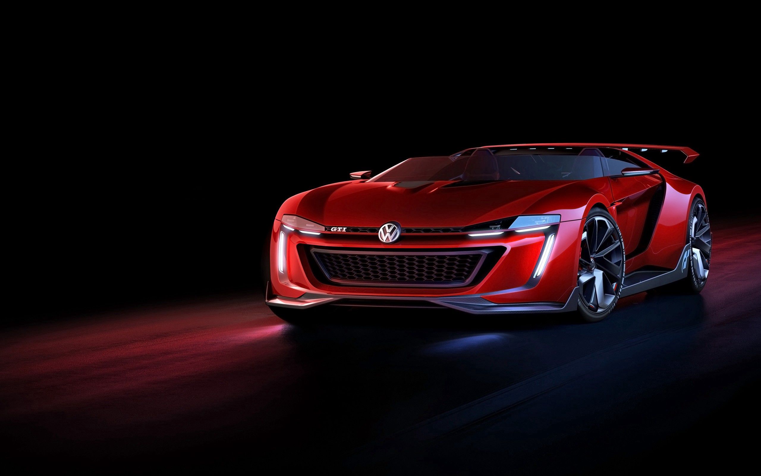 93154 download wallpaper volkswagen, cars, red, front view, roadster, gti screensavers and pictures for free