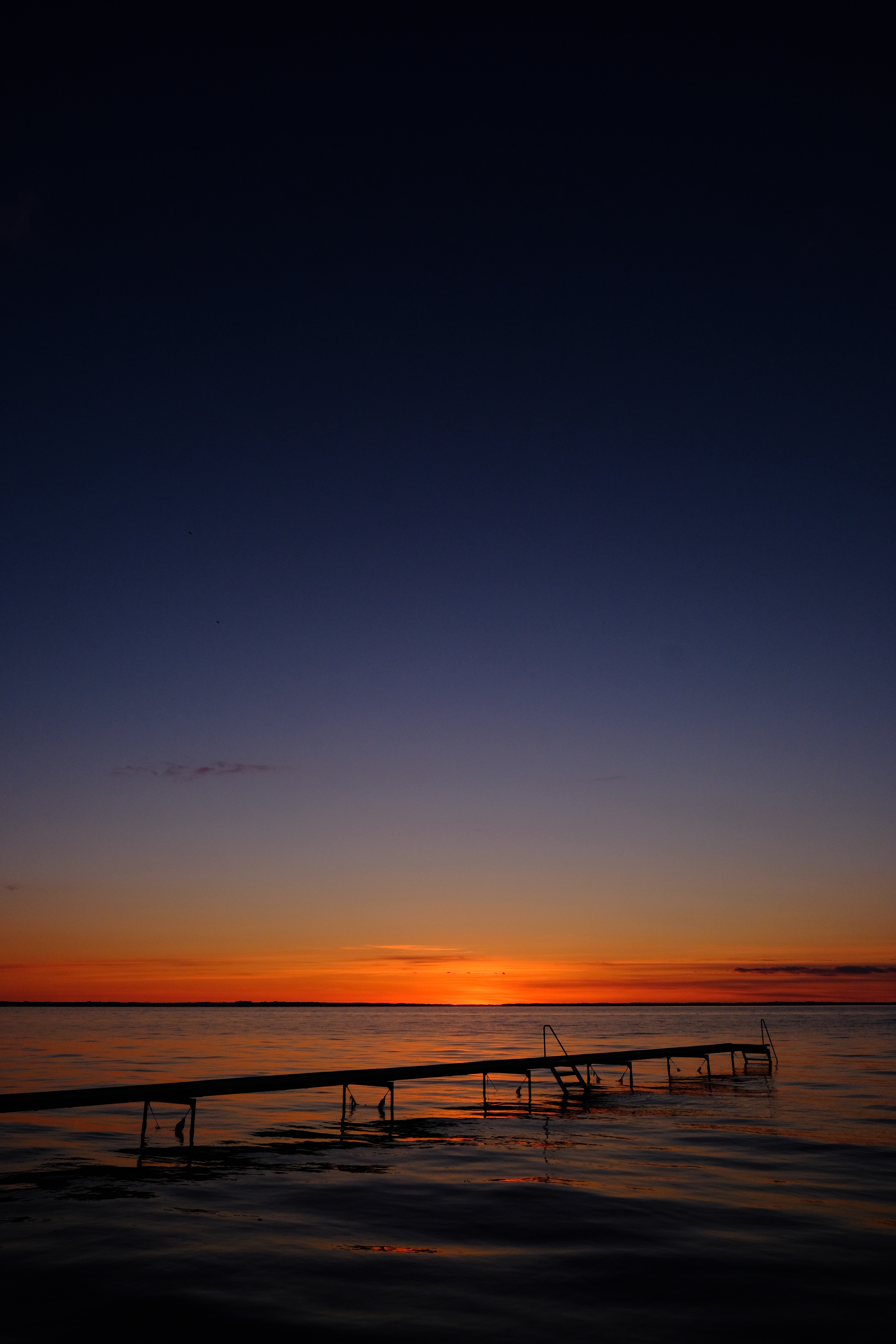 102094 Hintergrundbild herunterladen natur, sunset, sea, horizont, seebrücke, pier, dämmerung, twilight - Bildschirmschoner und Bilder kostenlos