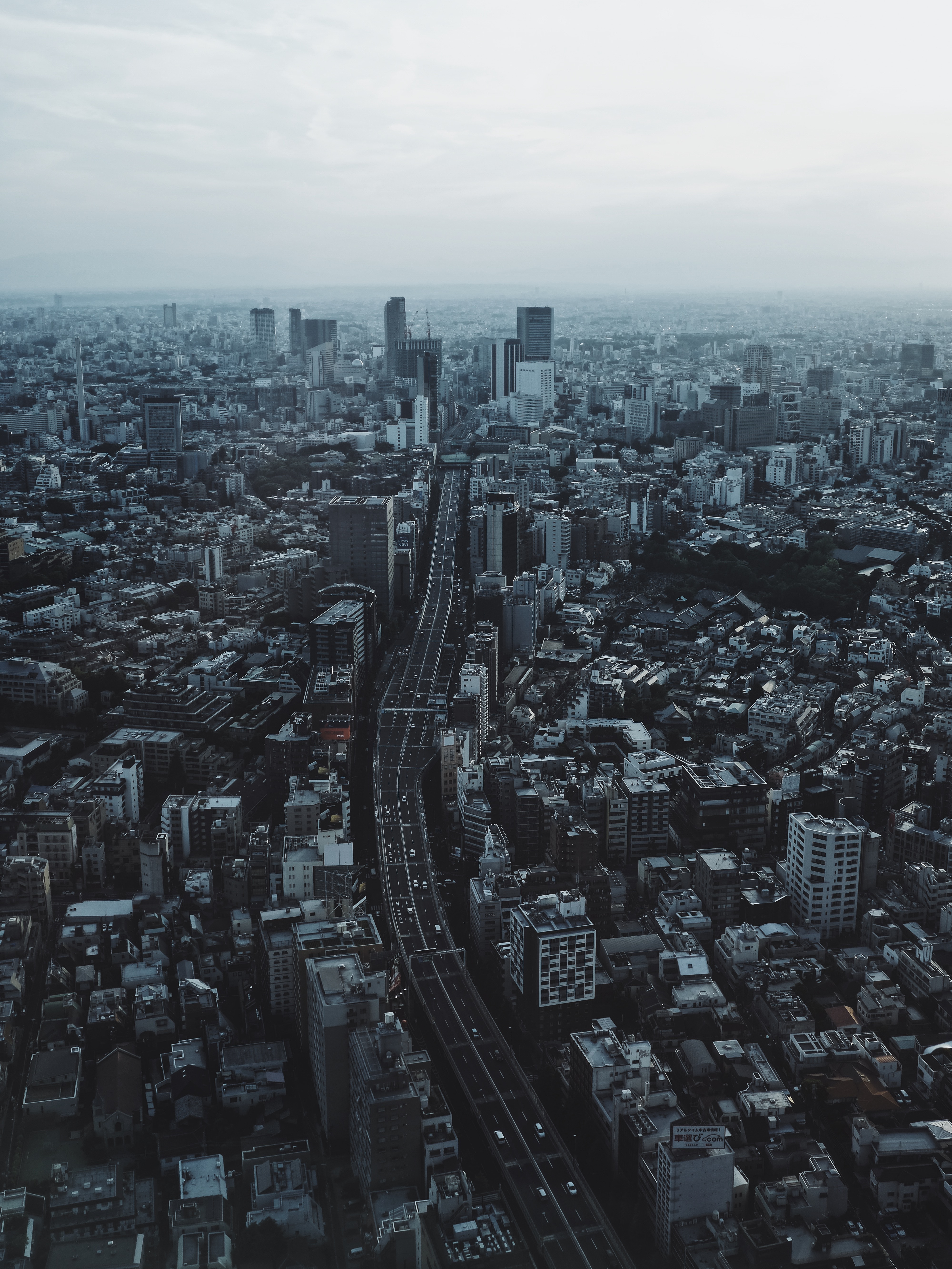 93986 Screensavers and Wallpapers Japan for phone. Download cities, city, building, view from above, road, japan, tokyo pictures for free
