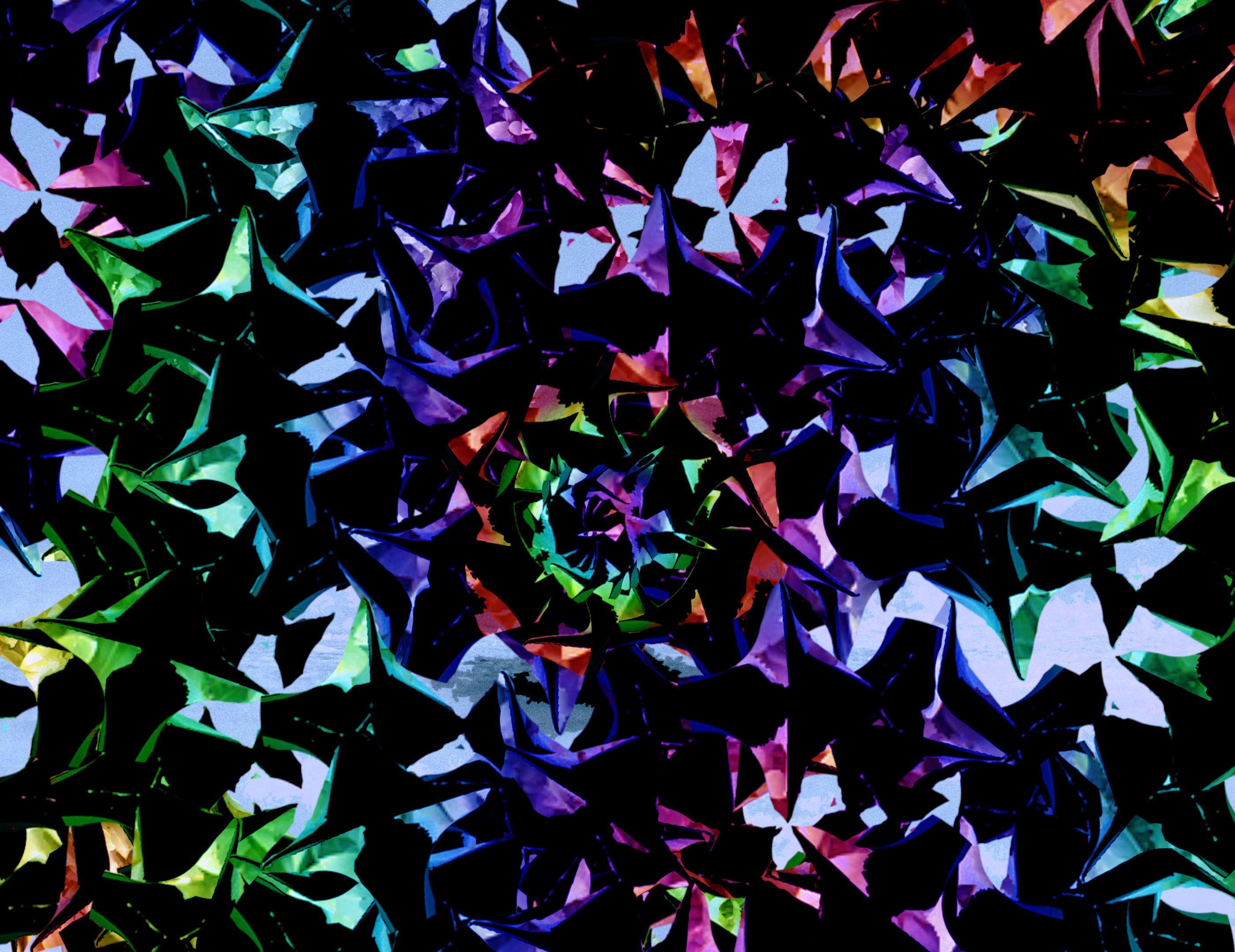 motley, abstract, multicolored, kaleidoscope, fragments