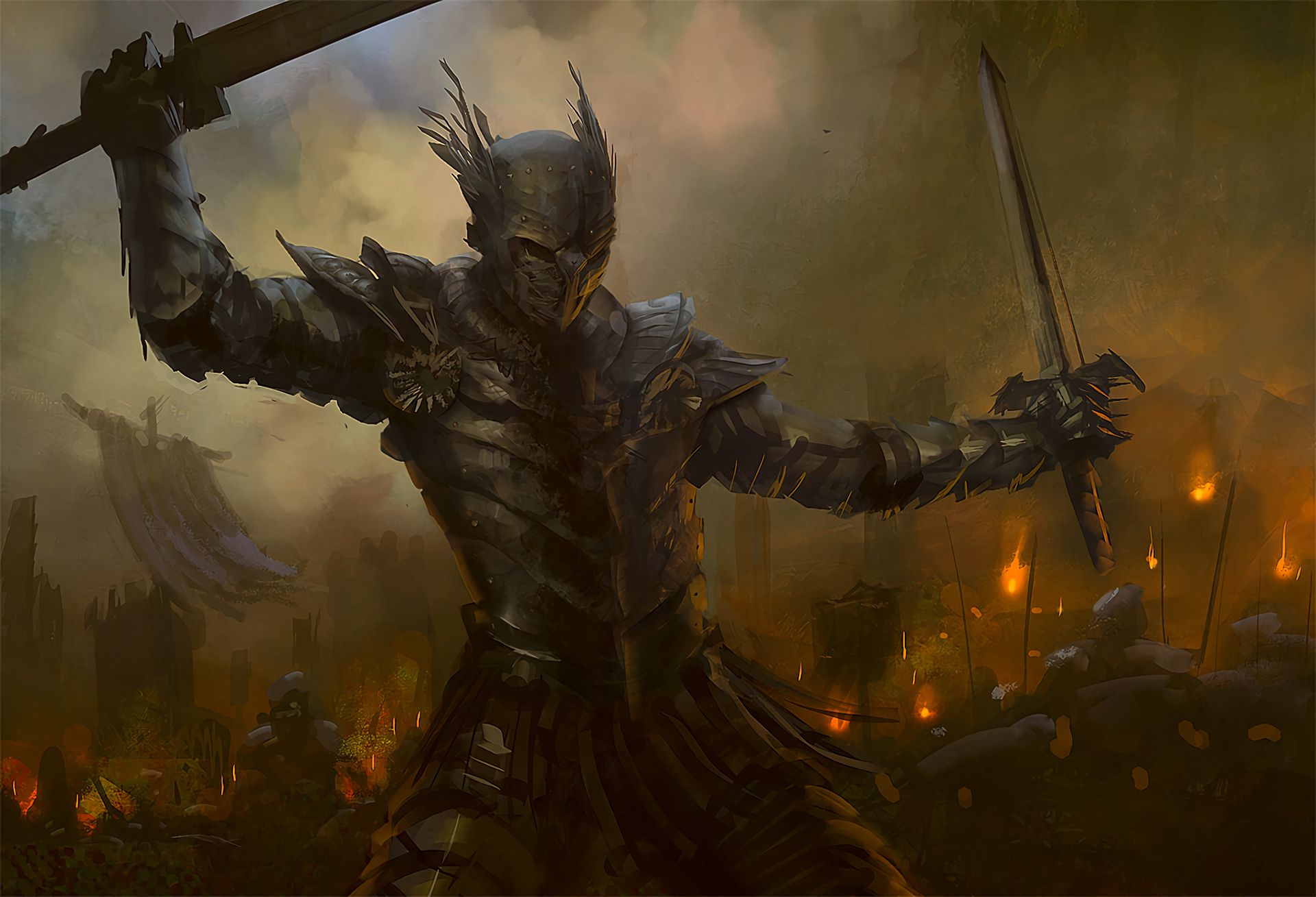 1080p pic armor, battle, sword, fantasy