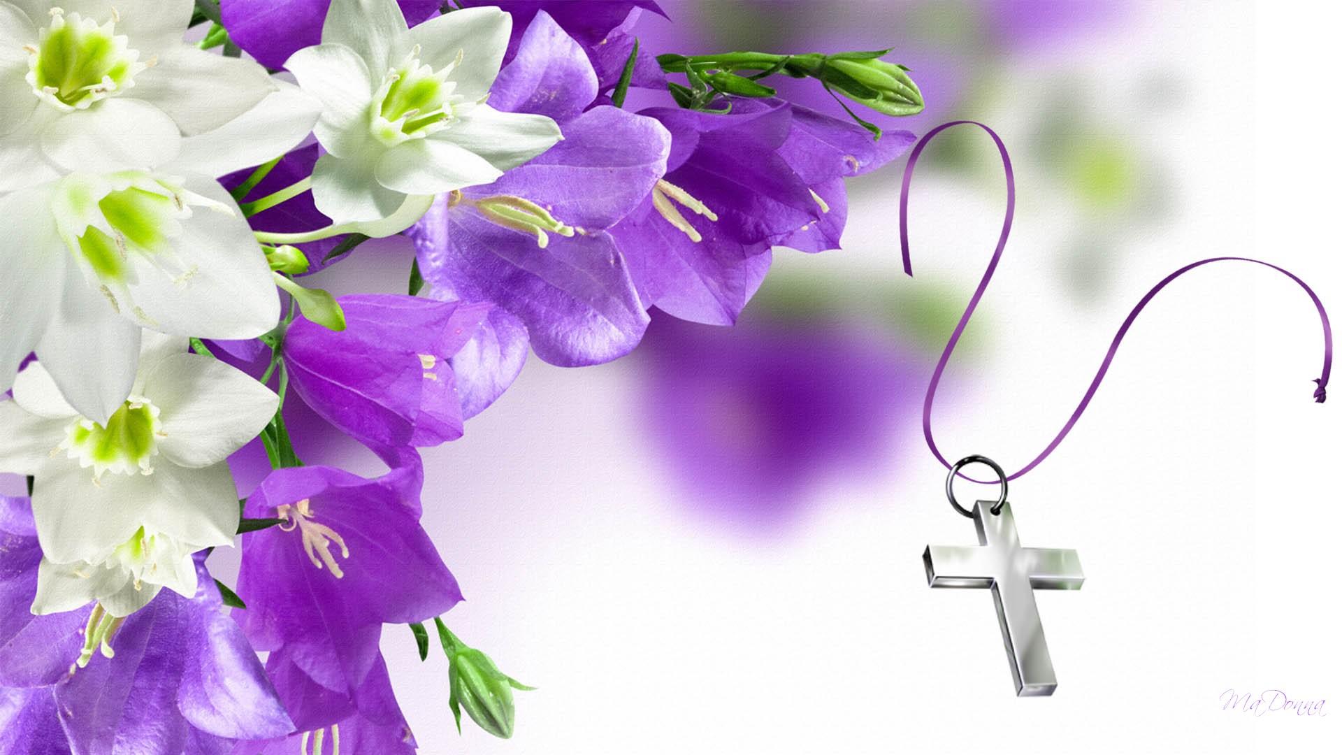 Ultra HD 4K flower, religious, purple flower, holiday
