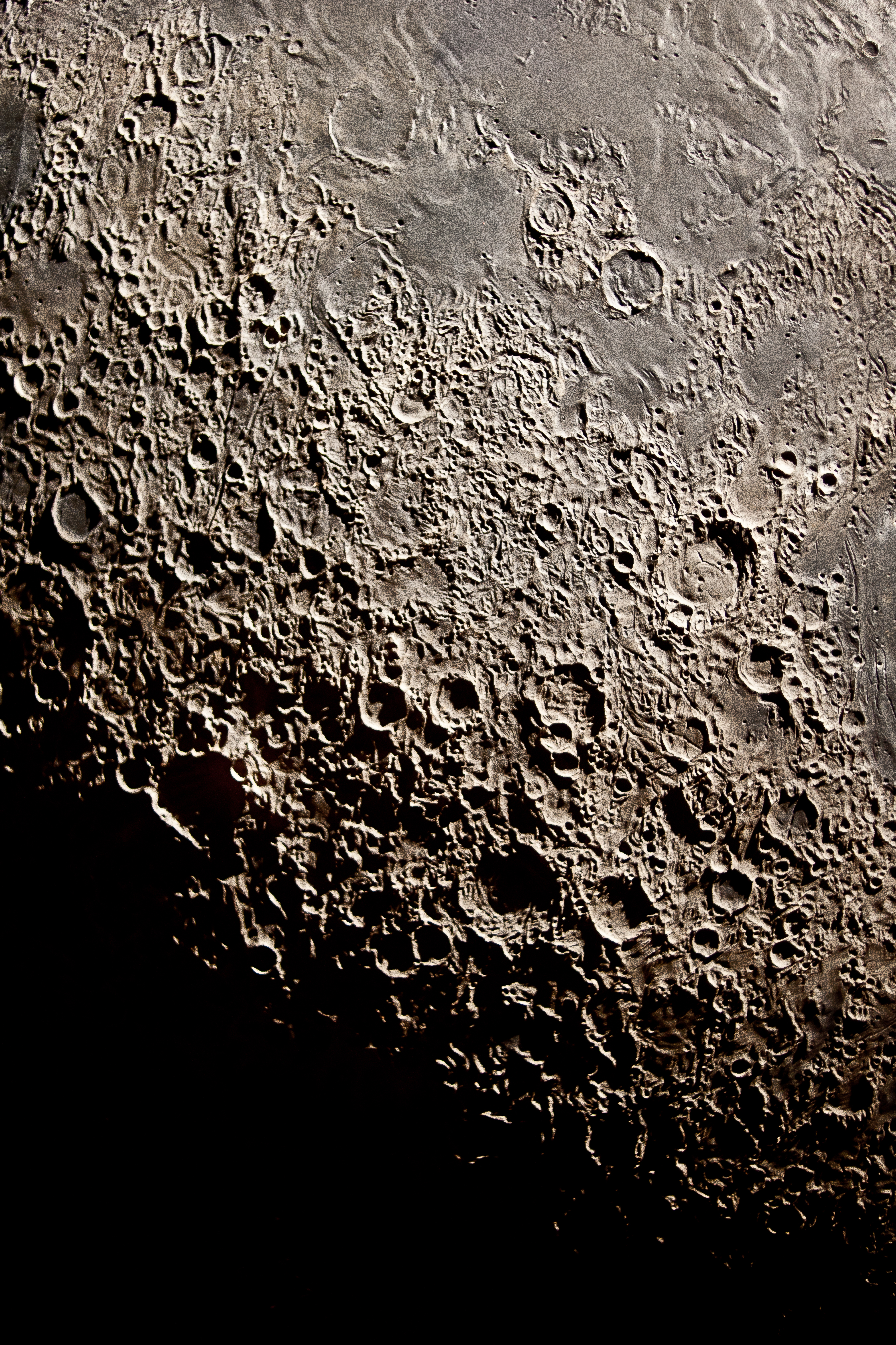 craters, dark, universe, moon Windows Mobile Wallpaper