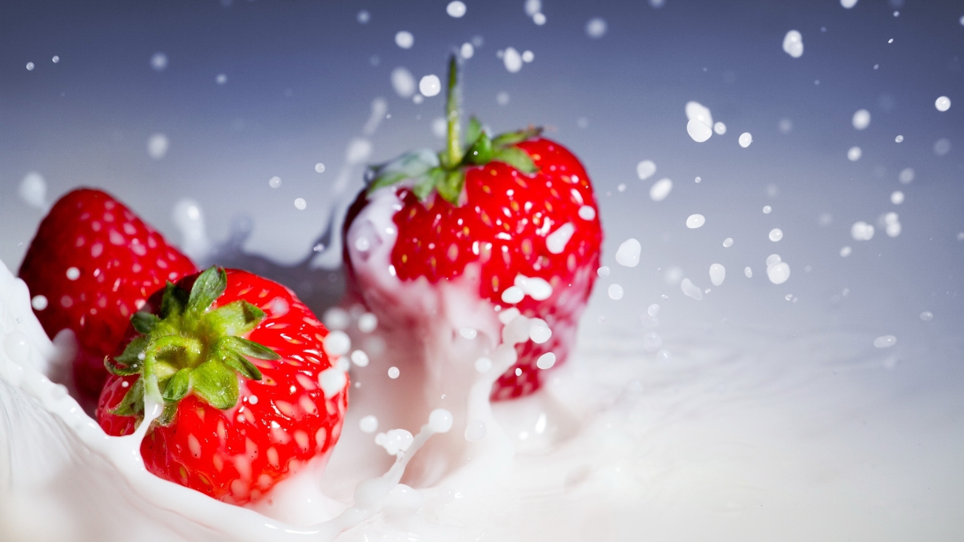 strawberry, food UHD