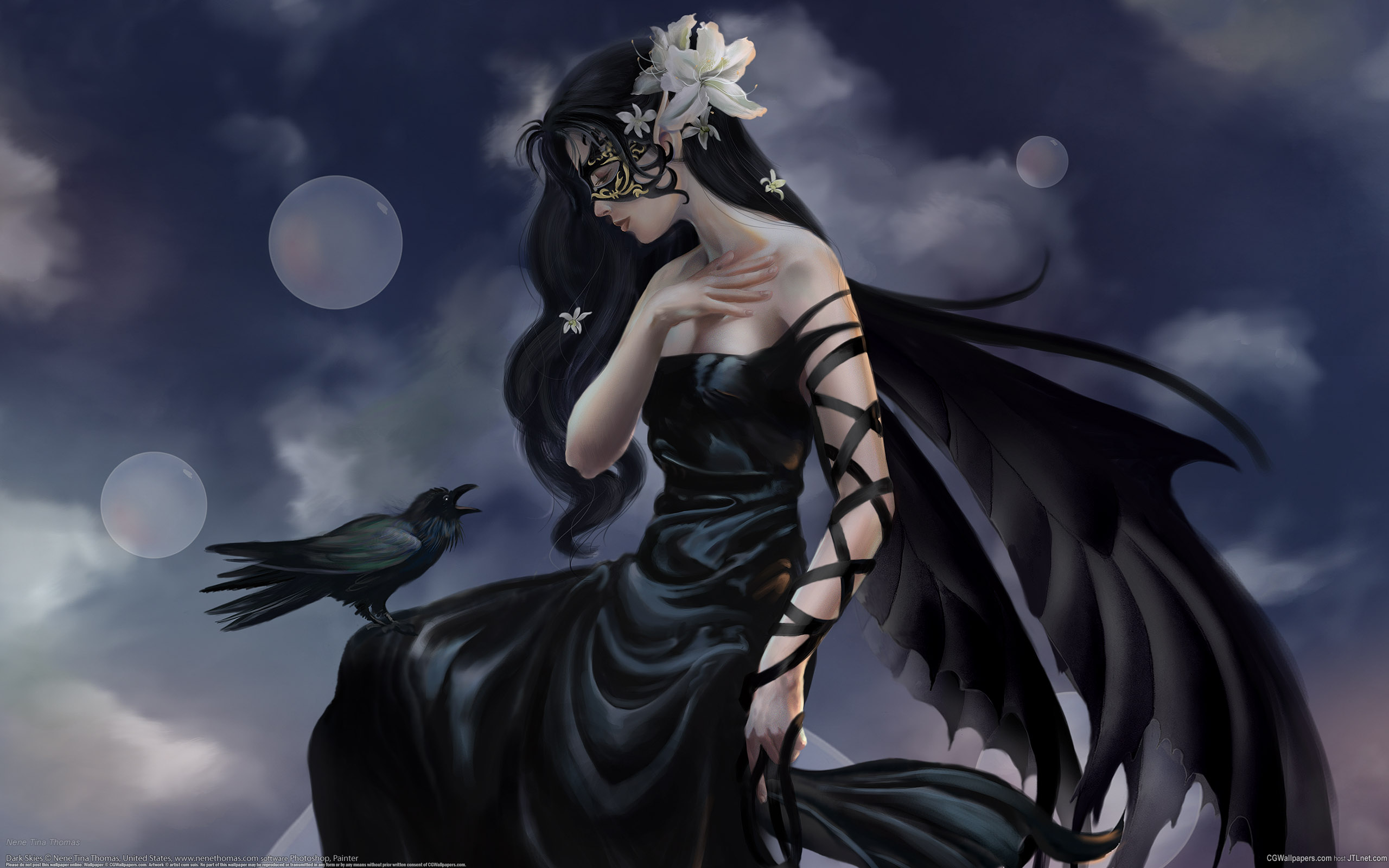 gothic, flower, dark, fantasy collection of HD images