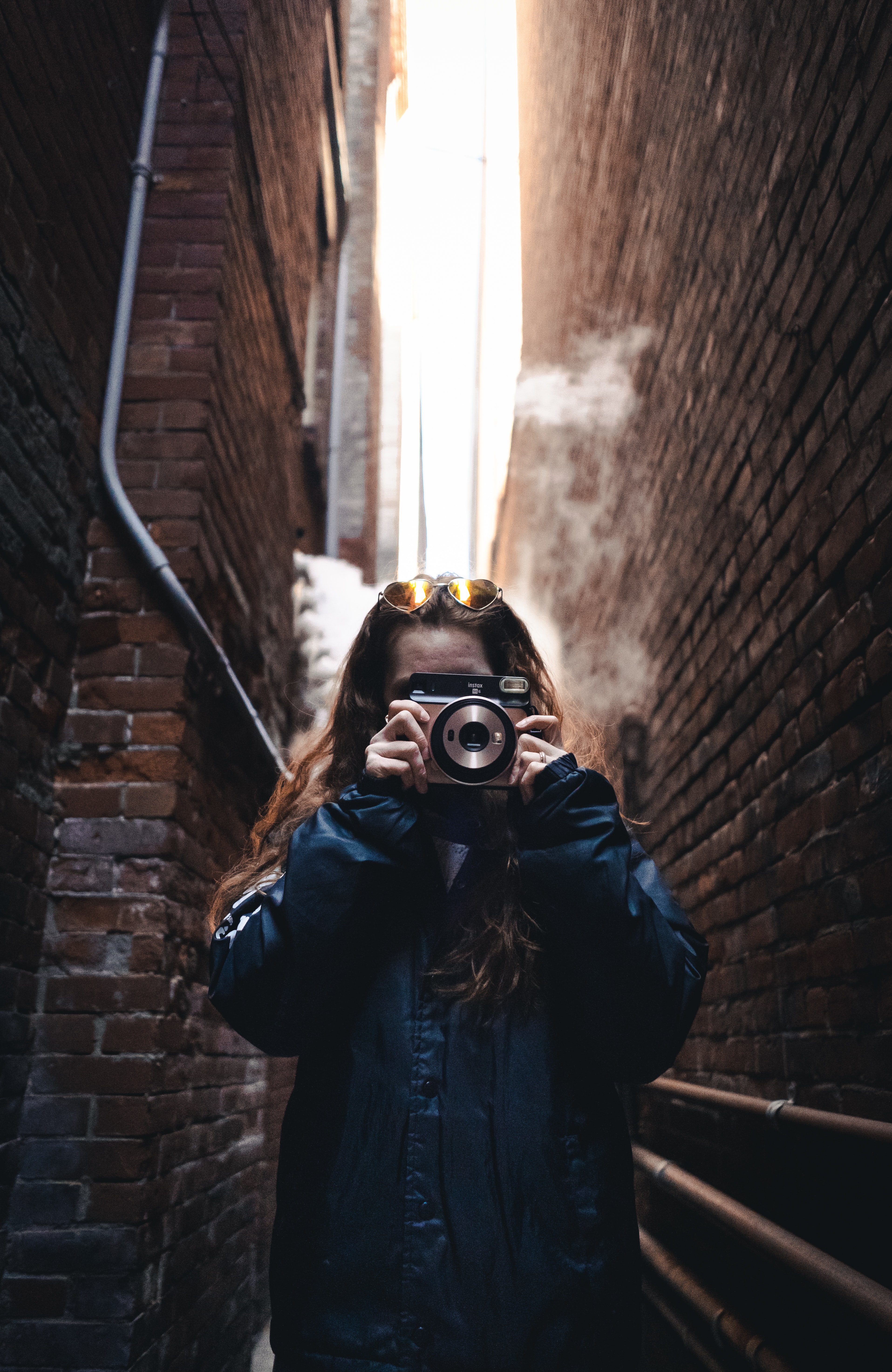 Cool HD Wallpaper miscellaneous, spectacles, camera, girl
