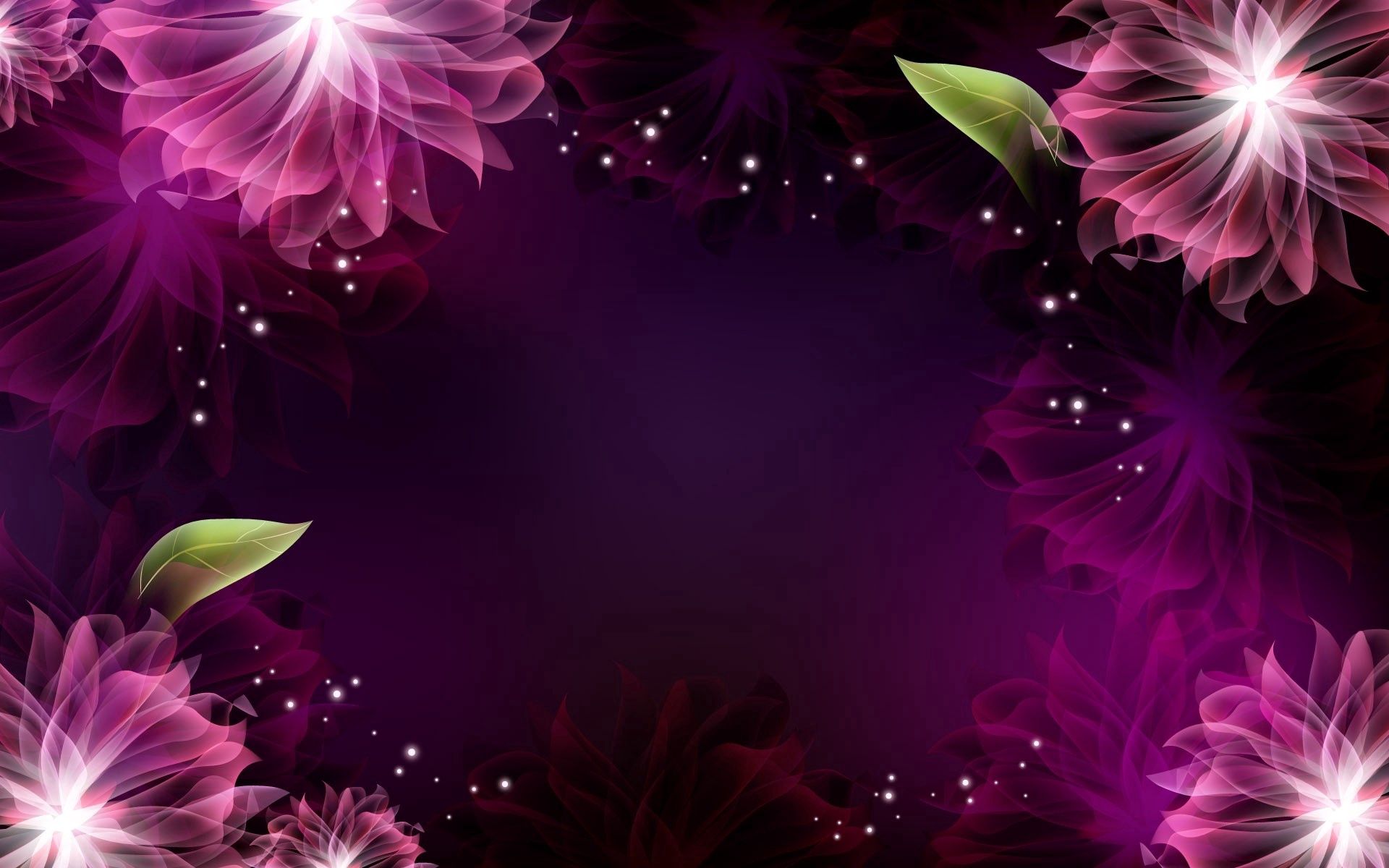 Download mobile wallpaper Patterns, Abstract, Flowers, Background, Leaves for free.