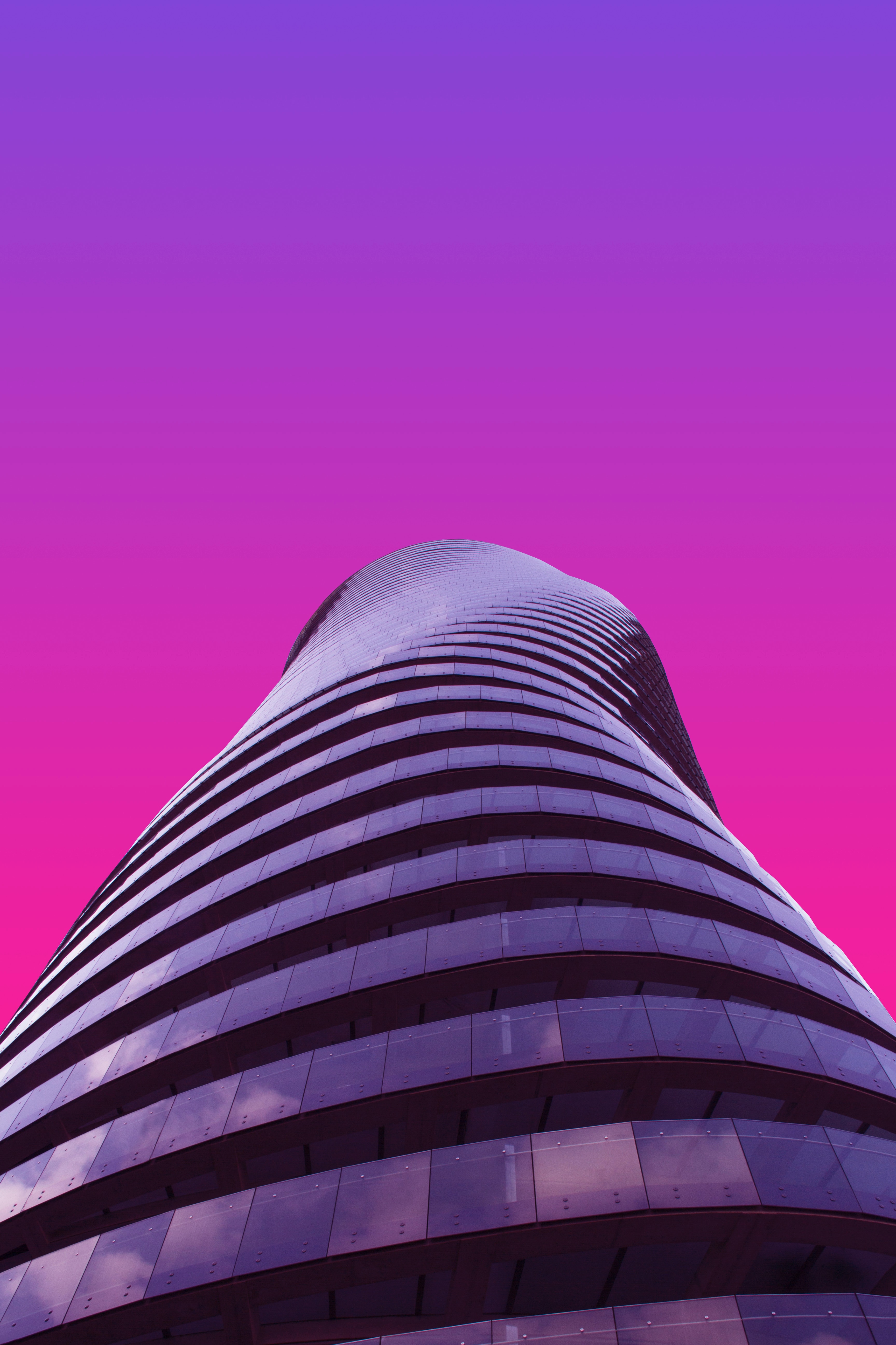 tower, architecture, minimalism, facade Skyscraper Cellphone FHD pic