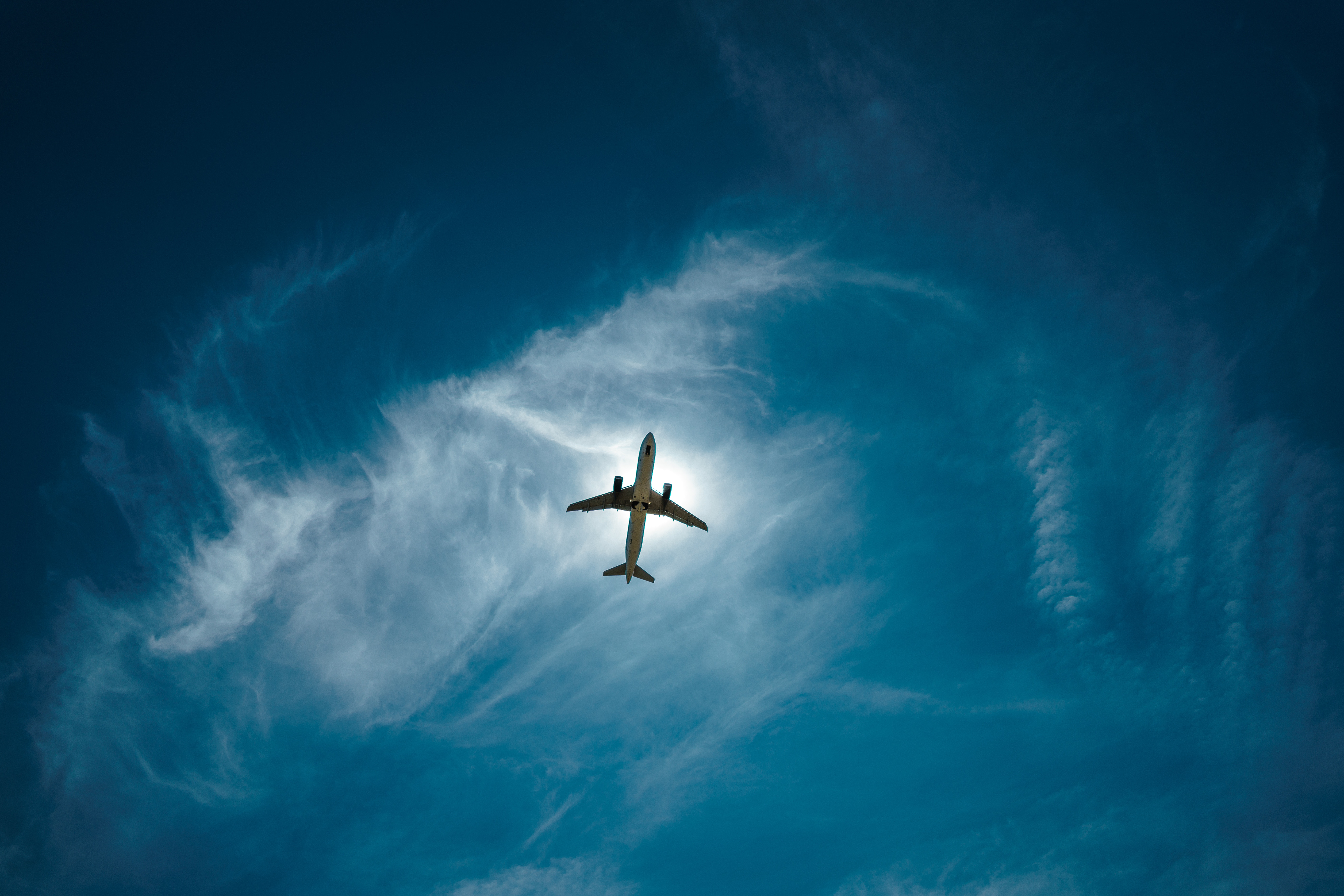 plane, airplane, sky, clouds, miscellanea, miscellaneous, flight, height mobile wallpaper