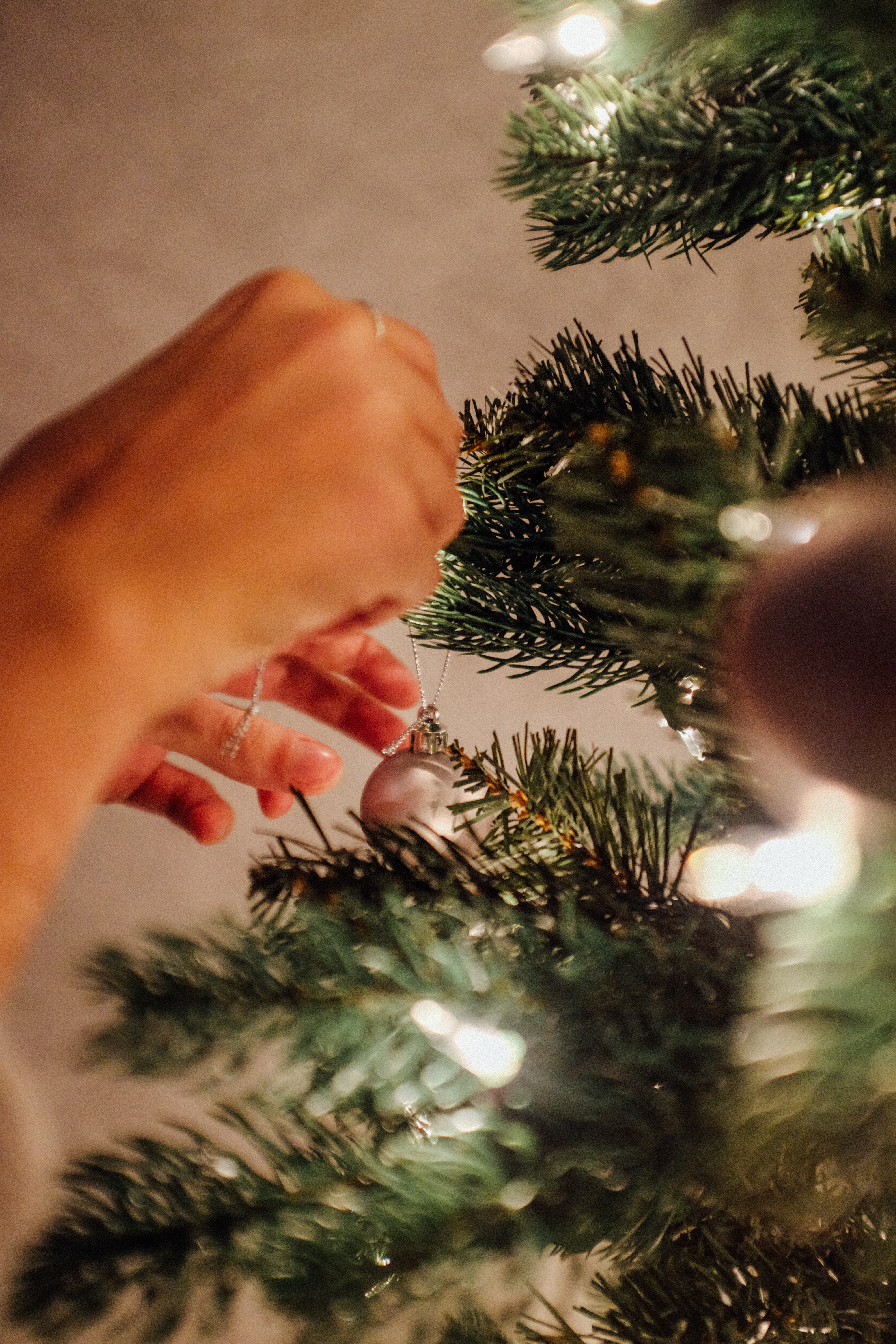 holidays, christmas tree, garland, new year UHD