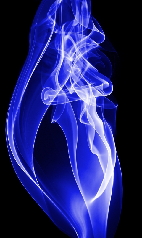 smoke, blue, abstract, pattern, plasma for android
