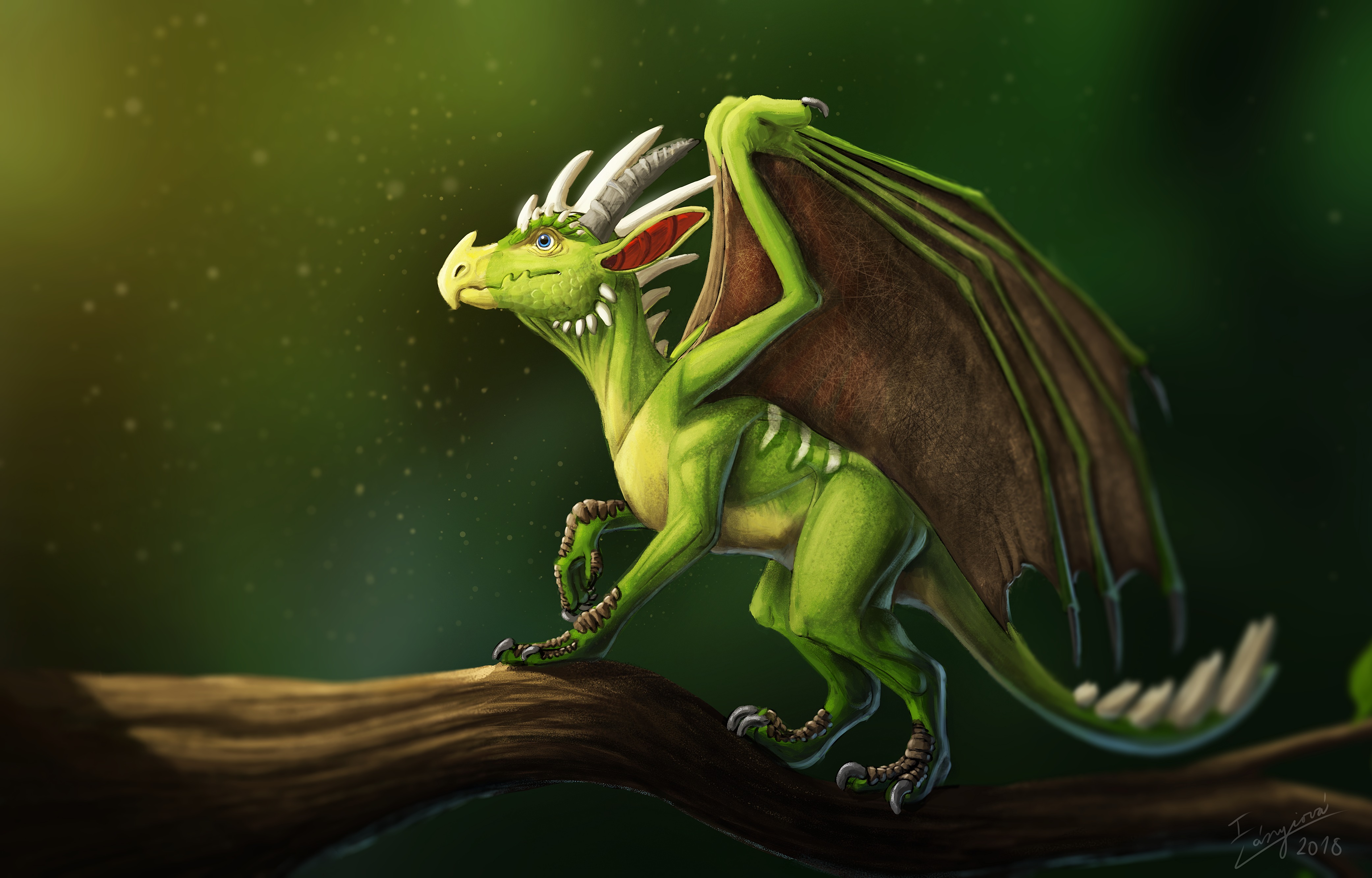 wings, dragon, art, fantasy download for free