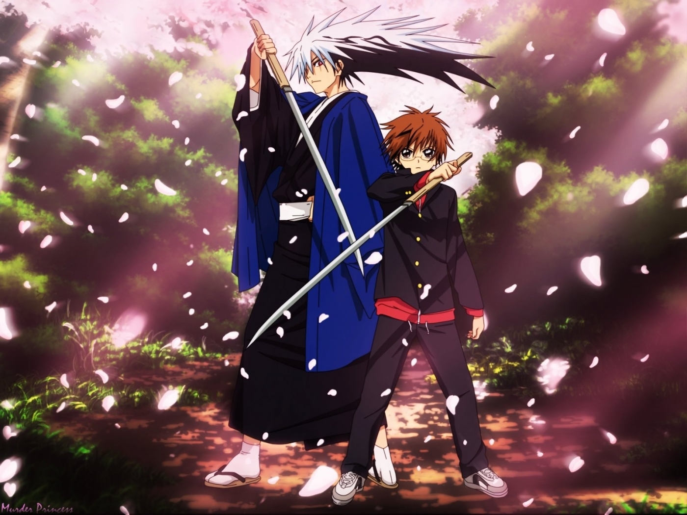 25950 Bild herunterladen anime, swords, männer - Hintergrundbilder und Bildschirmschoner kostenlos