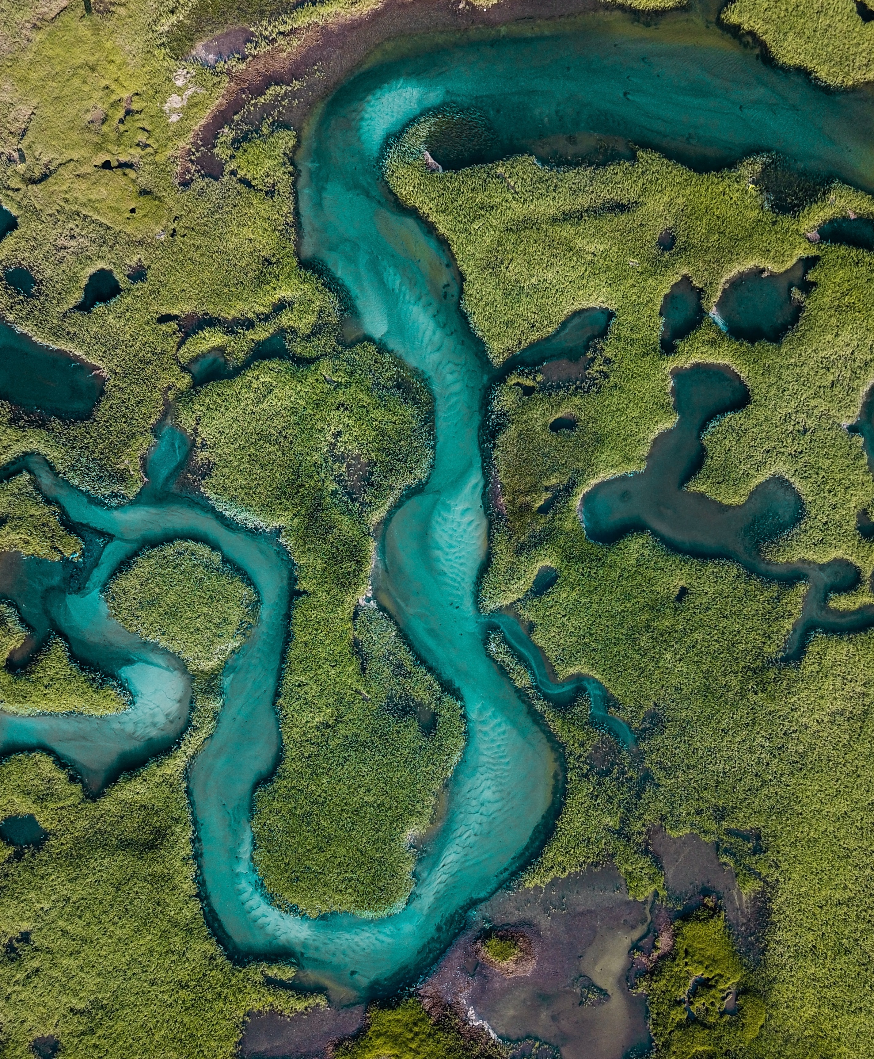 sinuous, nature, rivers, view from above, overview, review, height, winding