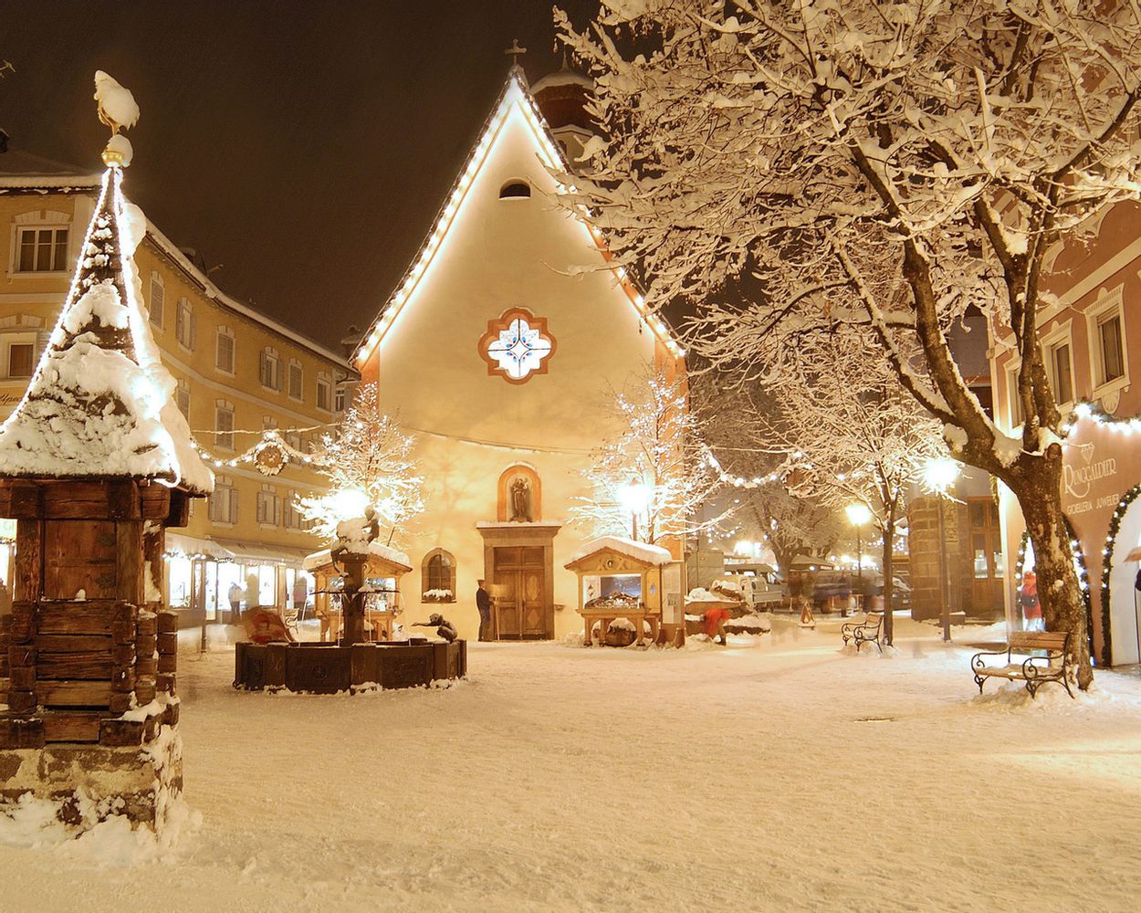 Hintergrundbild für Handys: Schnee, Weihnachten, Landschaft, Feiertage