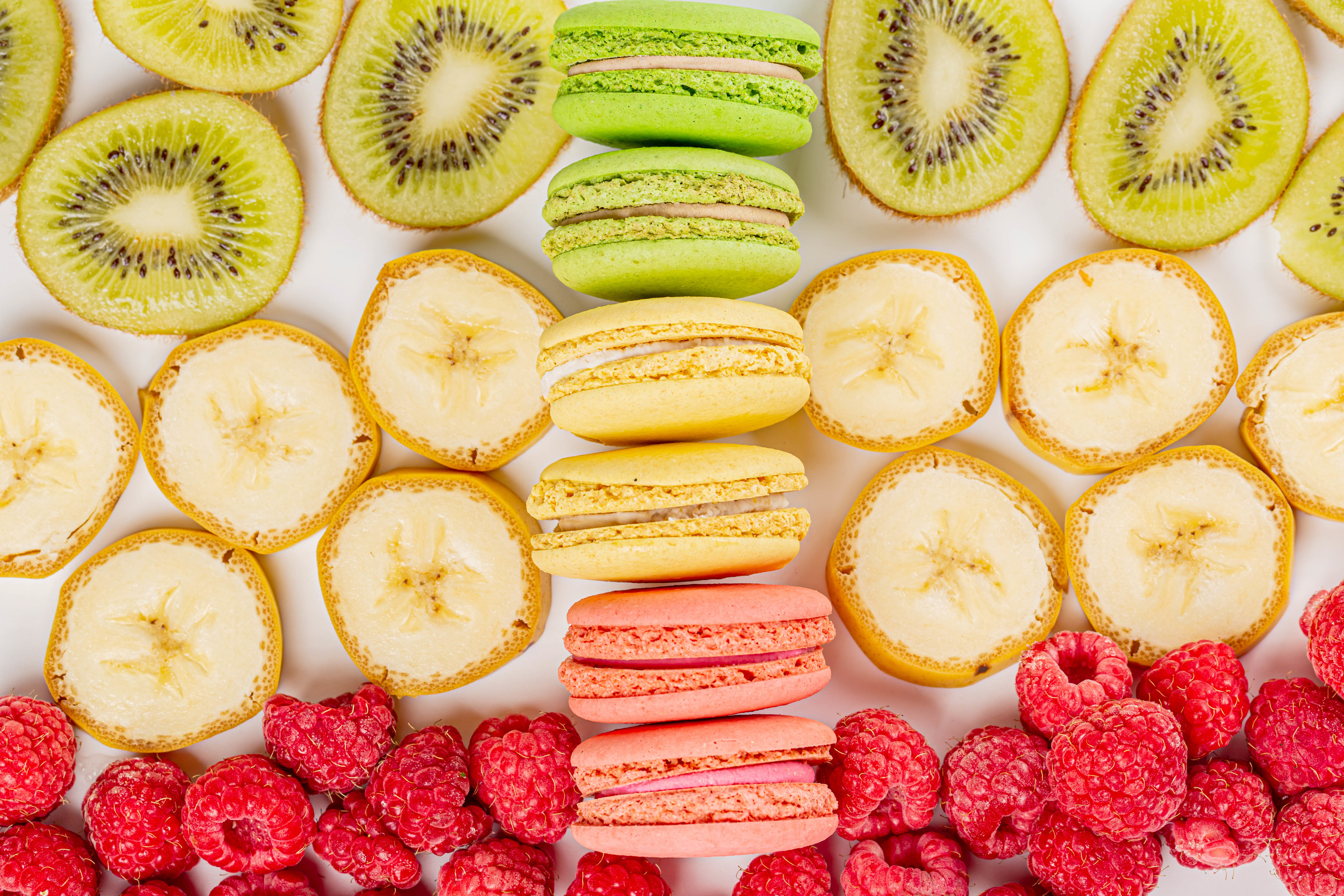 berries, macaroons, bright, fruits Square Wallpapers