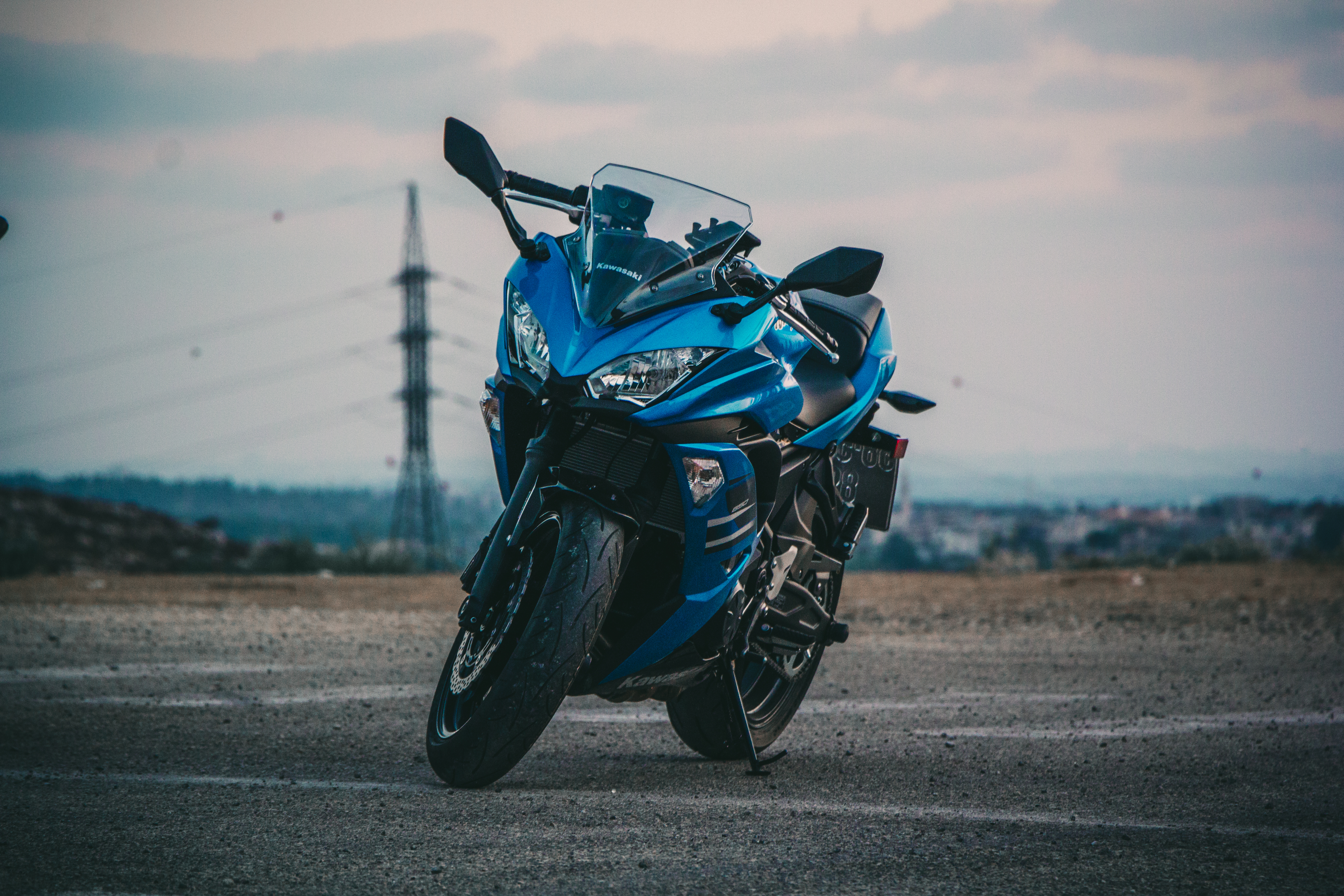 bike, stylish, motorcycles Panoramic Wallpapers