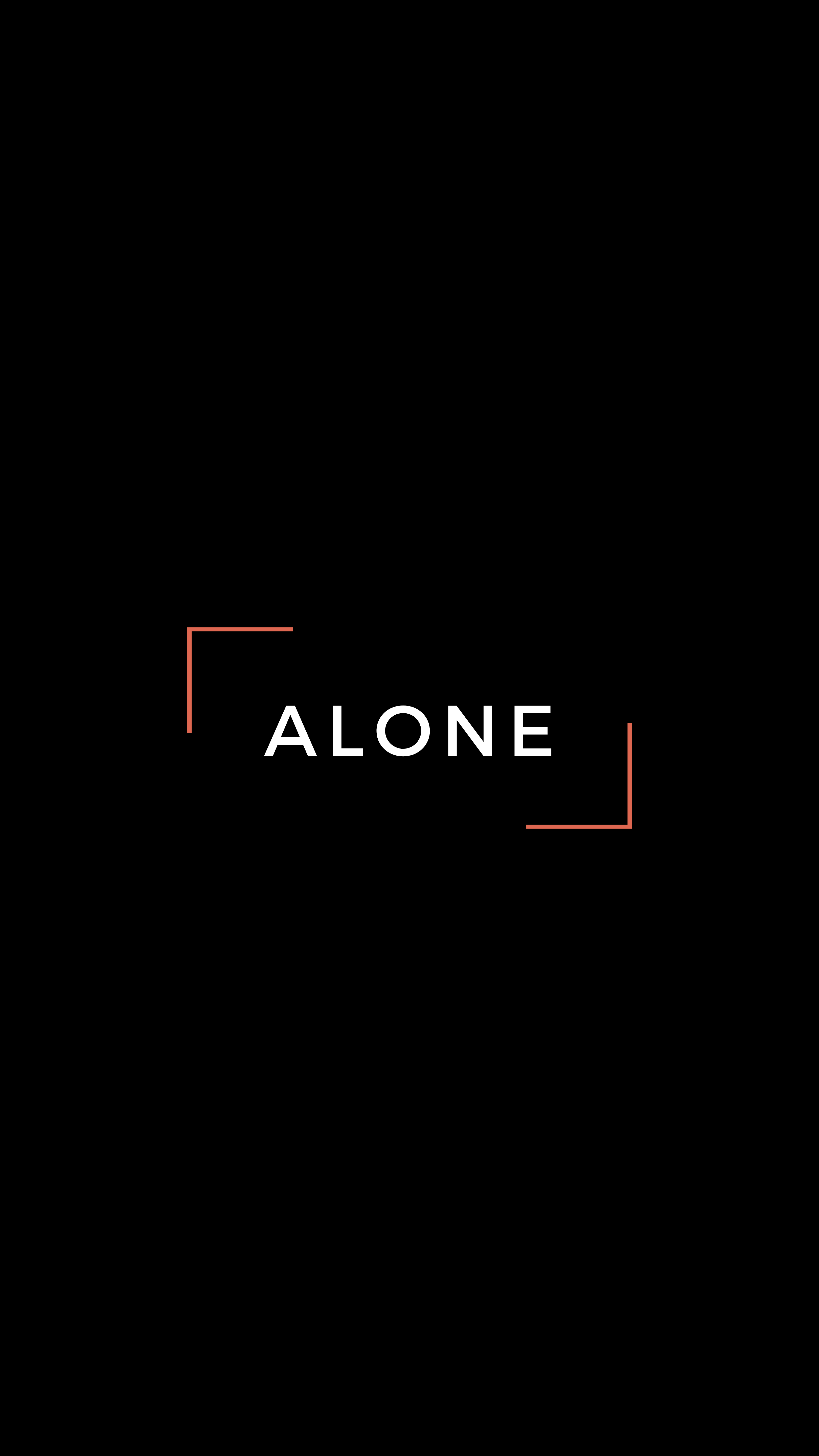 Download mobile wallpaper Words, Inscription, Word, Loneliness, Minimalism for free.