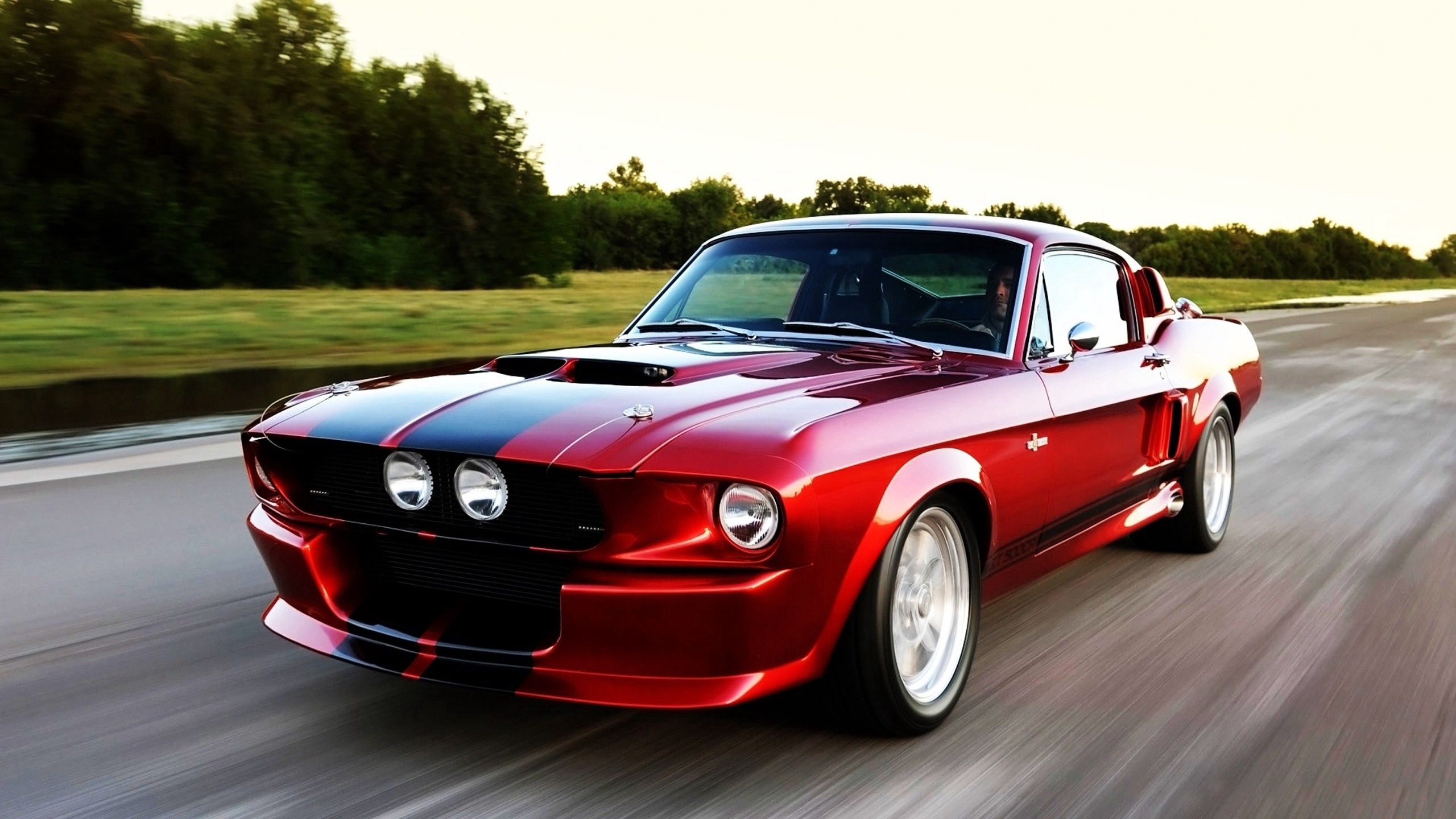 red car, cars, ford mustang Free HD pic
