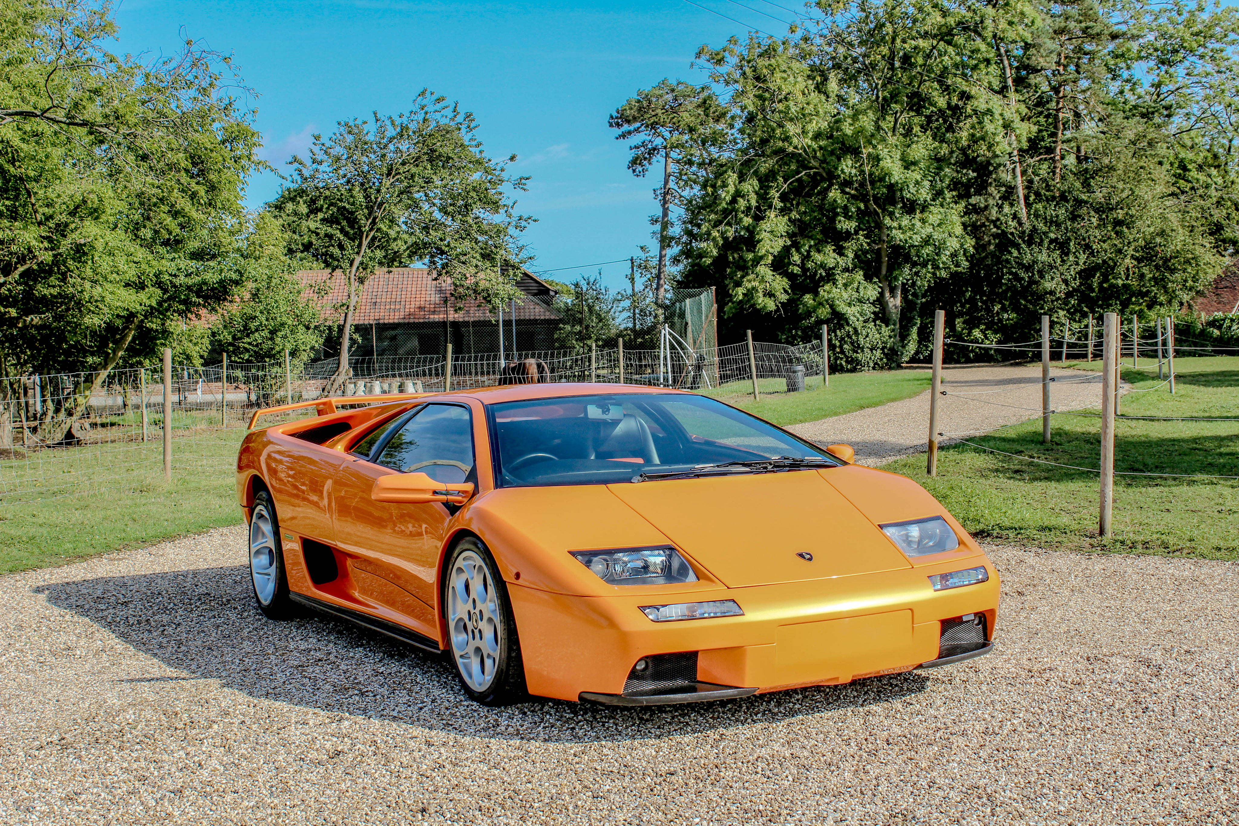 Handy-Wallpaper Sportwagen, Sport, Cars, Seitenansicht, Lamborghini Diablo kostenlos herunterladen.