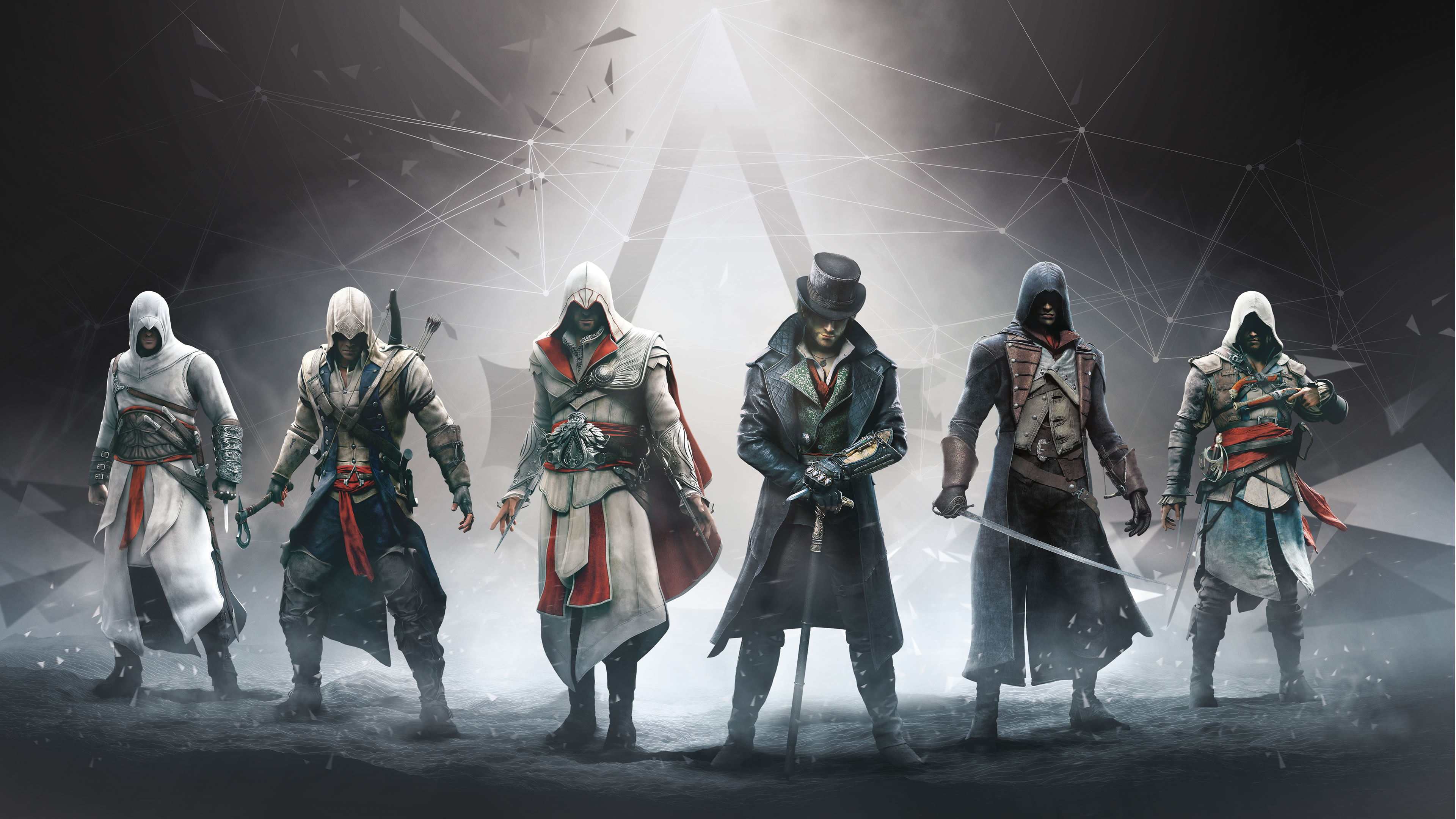 assassin's creed, video game, altair (assassin's creed), arno dorian, connor (assassin's creed), edward kenway, ezio (assassin's creed), jacob frye