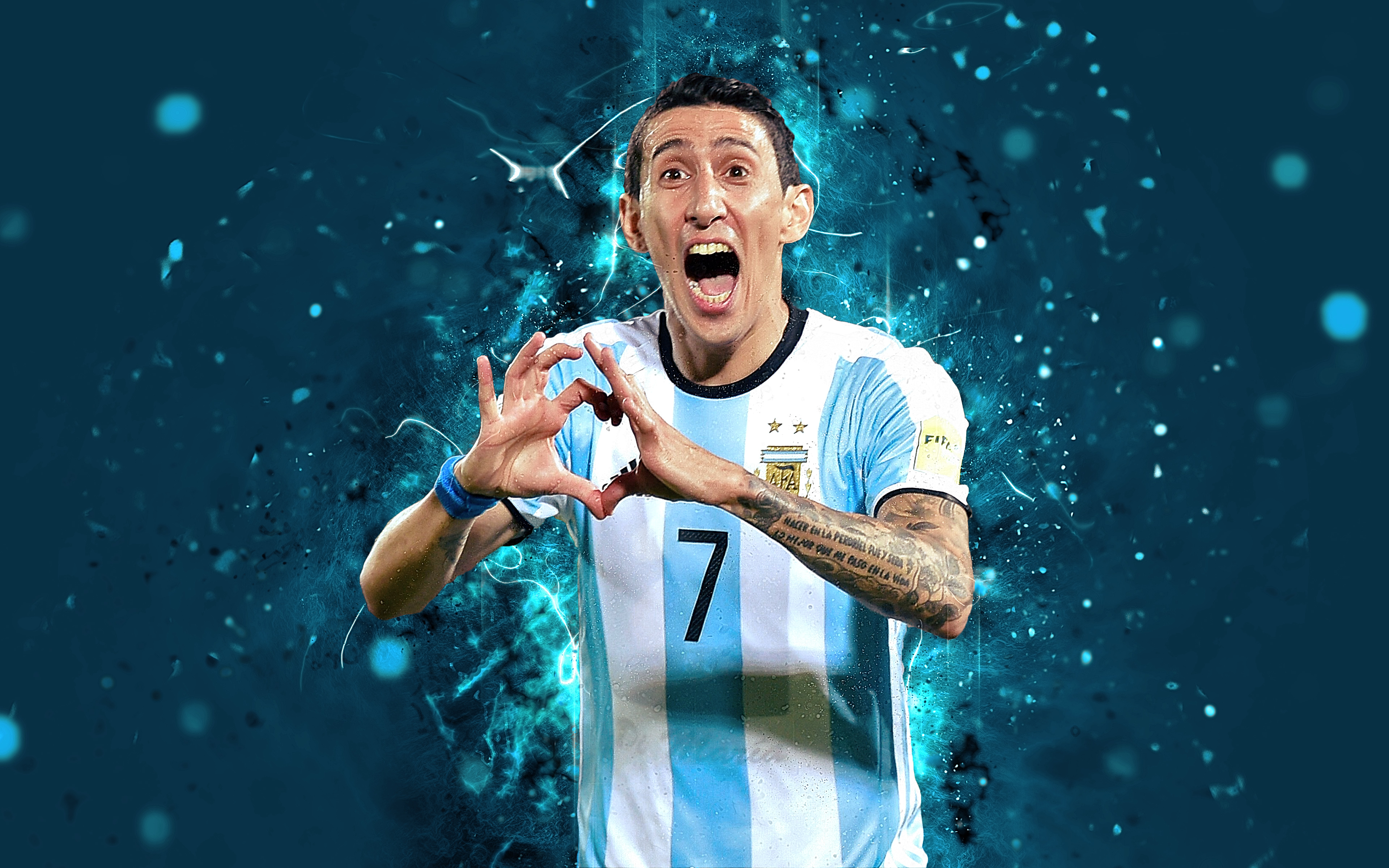 456582 free wallpaper 320x480 for phone, download images soccer, argentina national football team, sports, ángel di maría 320x480 for mobile