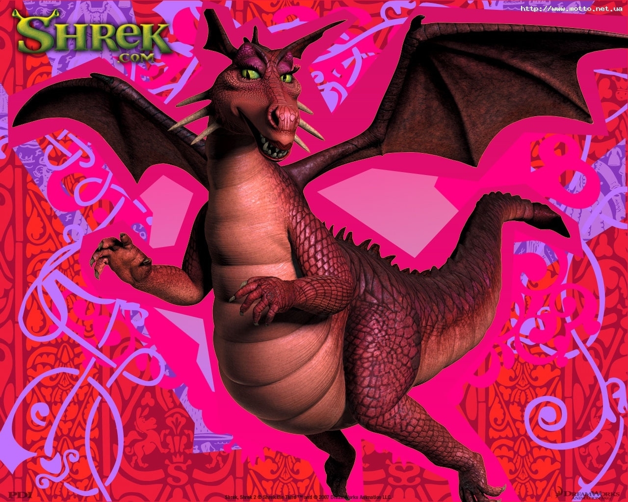 dragons, cartoon, shrek, red High Definition image