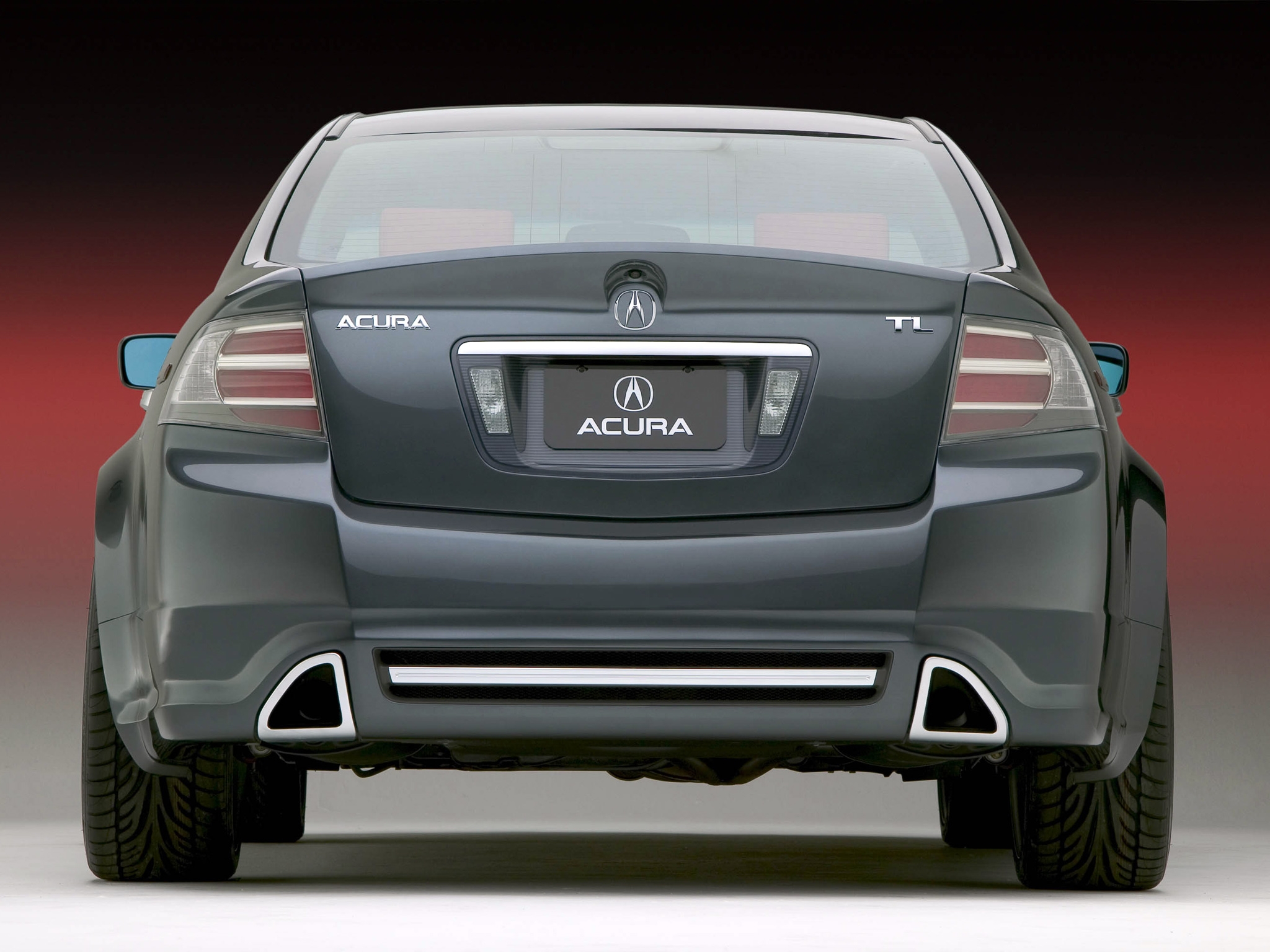 auto, acura, cars, grey, rear view, back view, style, akura, tl, concept car, 2003 HD wallpaper
