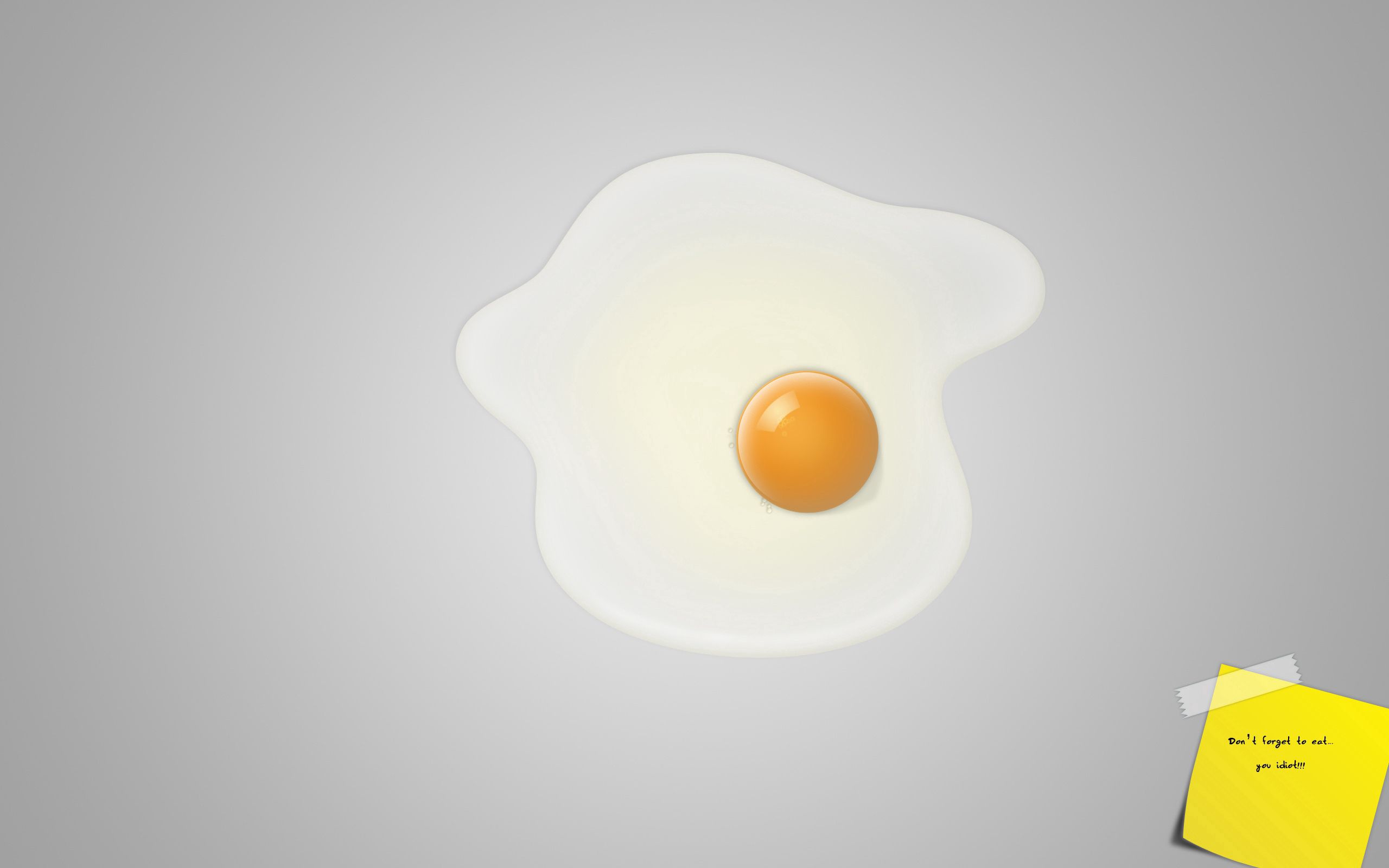 vector, note, scrambled eggs, advice Full HD