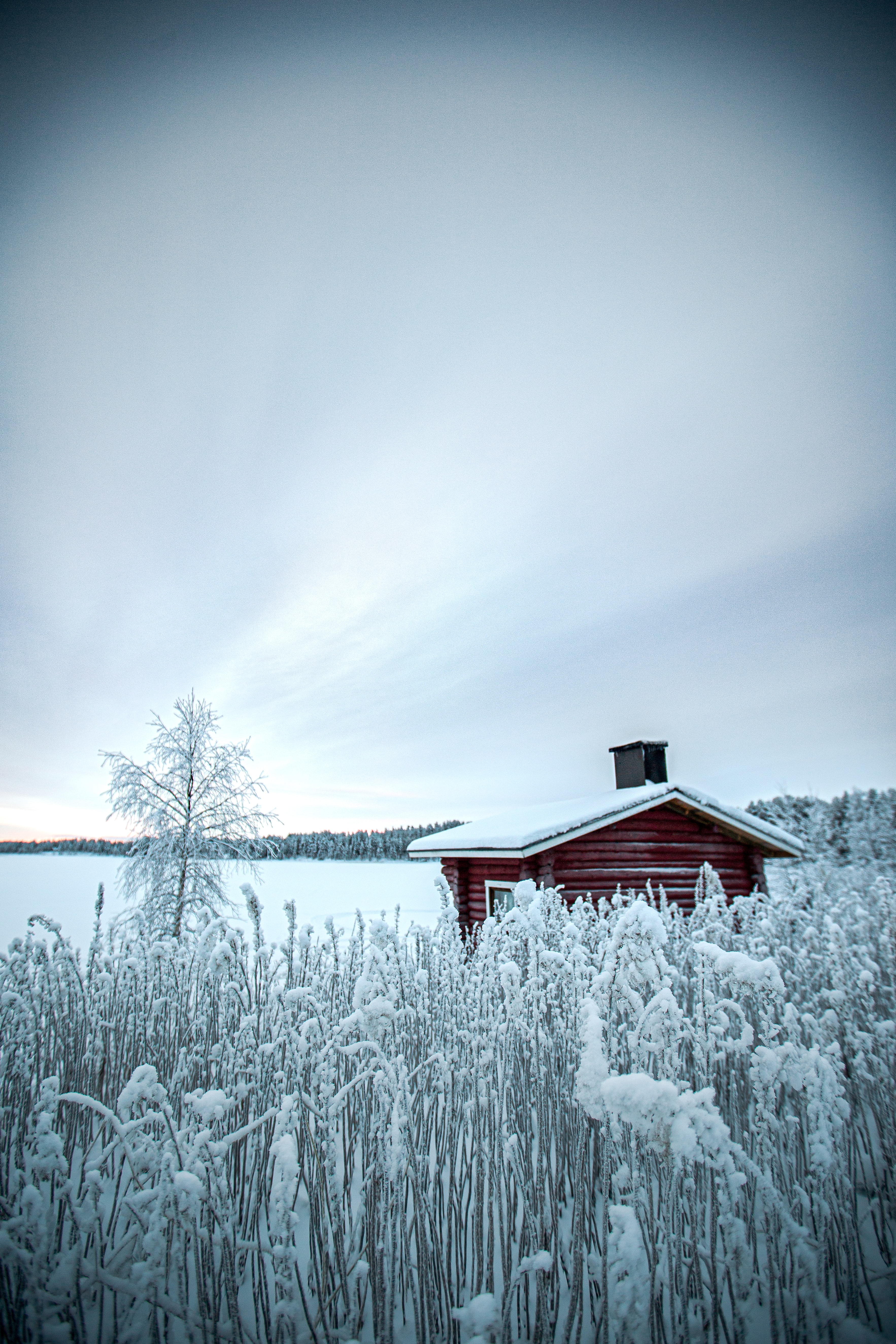 Скачать картинку Дом, Зима, Природа, Снег в телефон бесплатно.