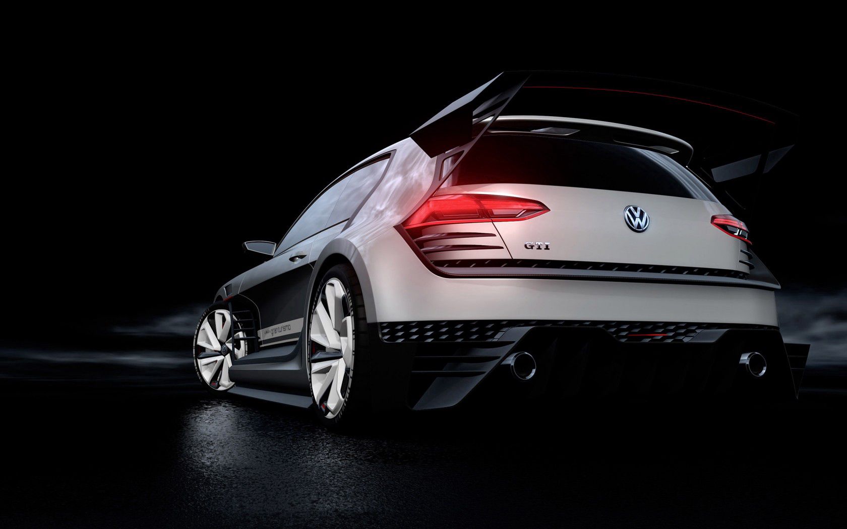 Concept back view, style, gti, cars Lock Screen
