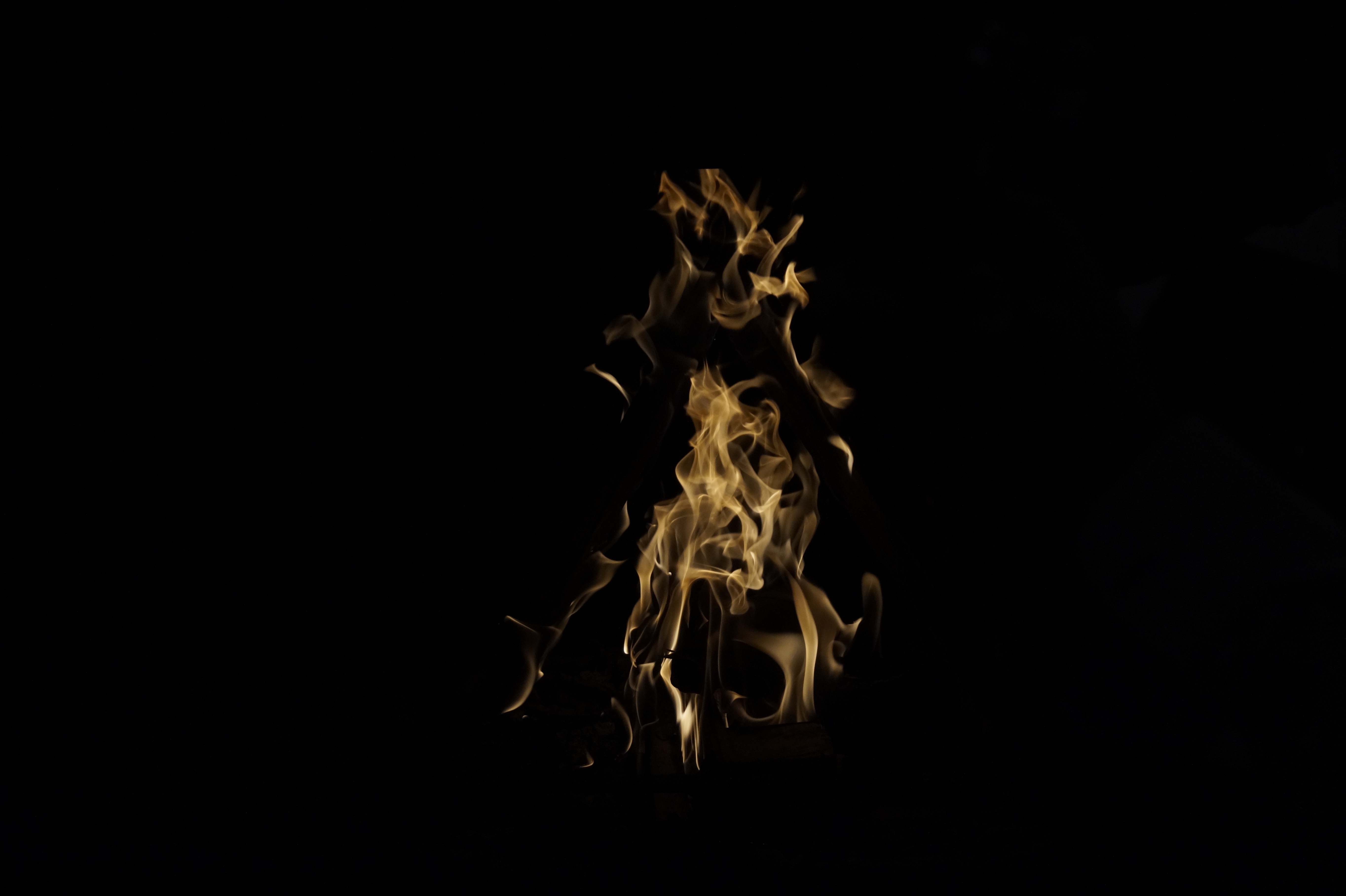 android coloured, flame, dark, fire, smoke, color, dark background